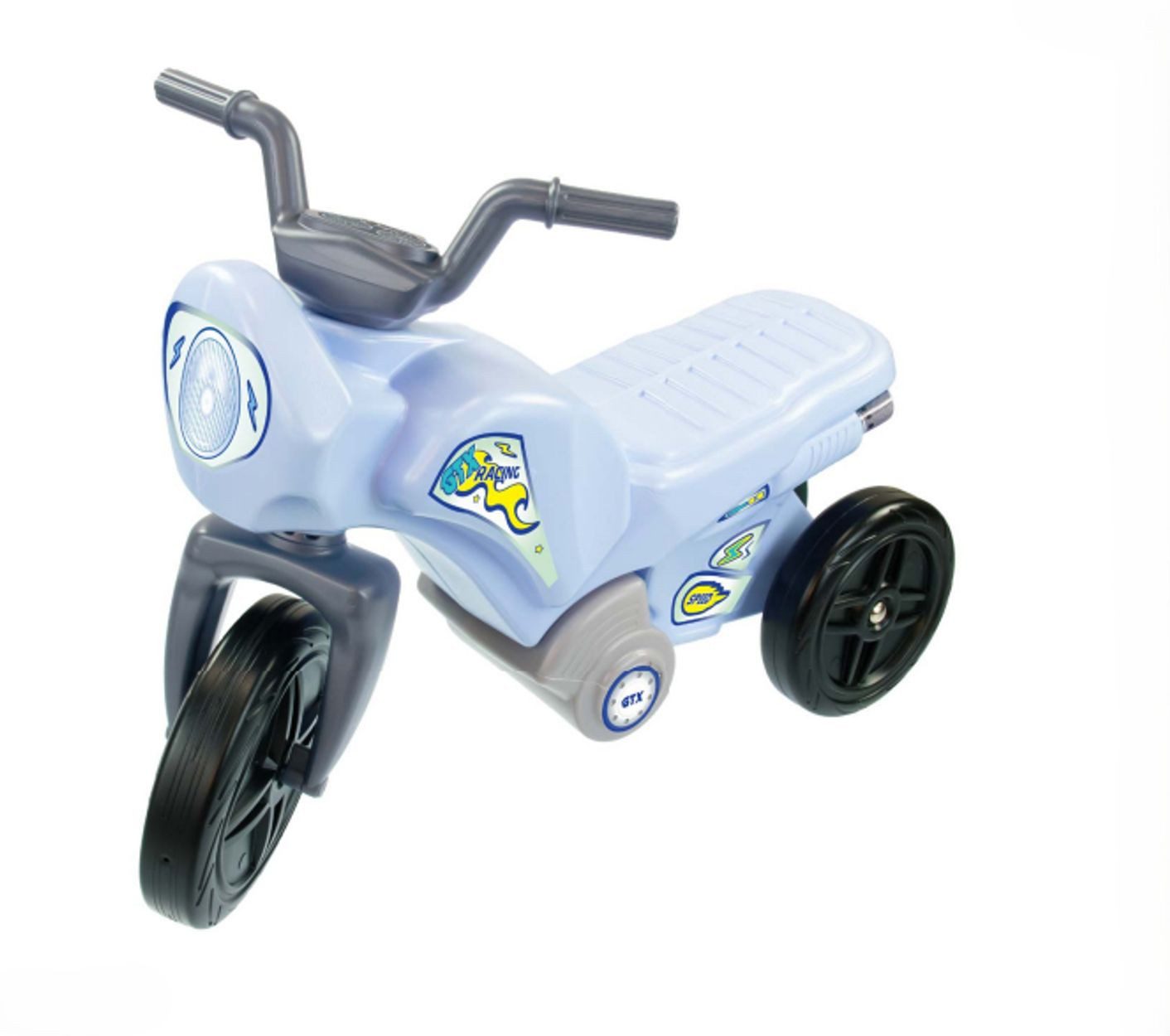 MOCHTOYS Rutscher Kinderrutschfahrzeug Motrorrad, 10199, Kunststoffreifen, drei Räder
