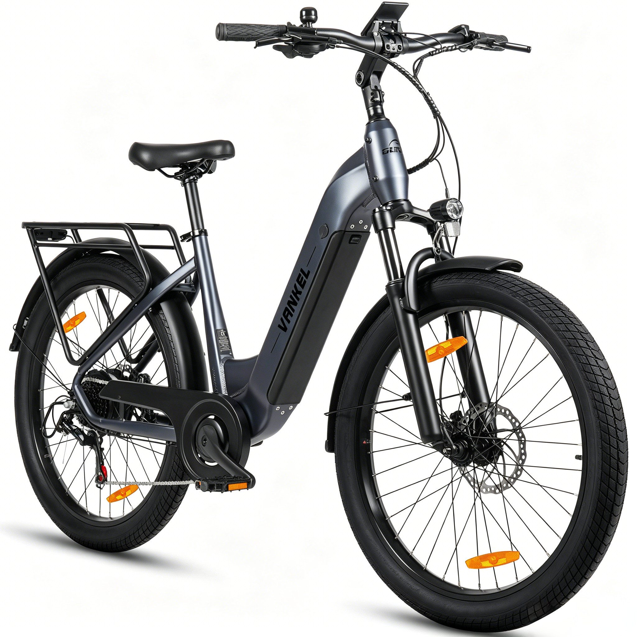 Vankel E-Bike Cityrad 26”×3,0/29”×2,4 Zoll E-Fahrrad Damen u. Herren 720 WH Pedelec 120 km, Kettenschaltung, Heckmotor, 720 Wh, LG Akku All-Terrain mit Drehmomentsensor E-bikes