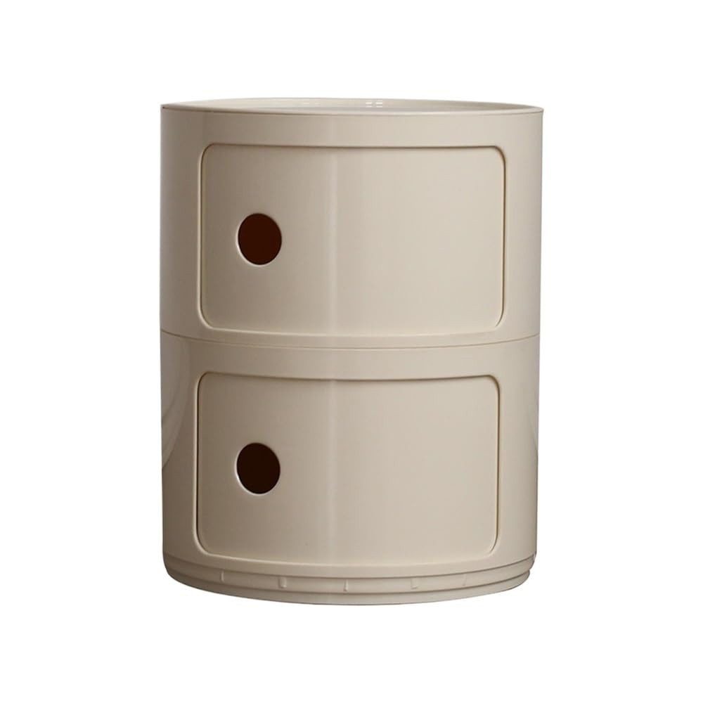 PODOFO Nachttisch Runder Nachttisch, 3 Fächer Schubladen-Organizer für Schl günstig online kaufen