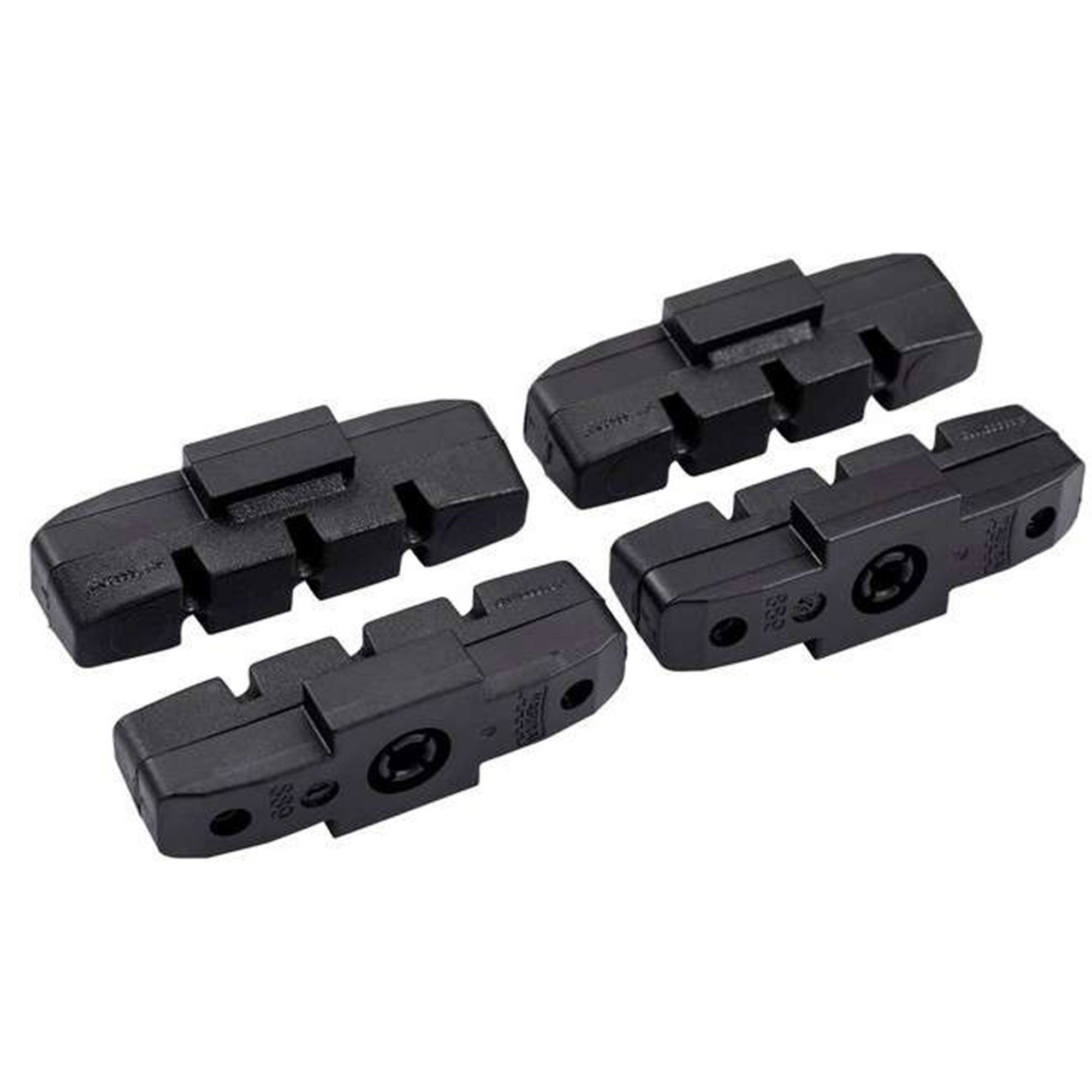 Magura Bremsschuh HS33 (Komplettset, 4er Set), Bremsbeläge 2 Paar Bremsschuhe für Felgenbremse V-Brake Allwetter