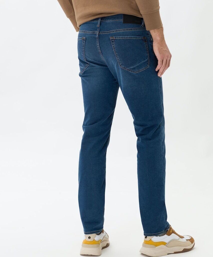 Coinpocket mit 5-Pocket-Jeans blue used stone Chuck Brax