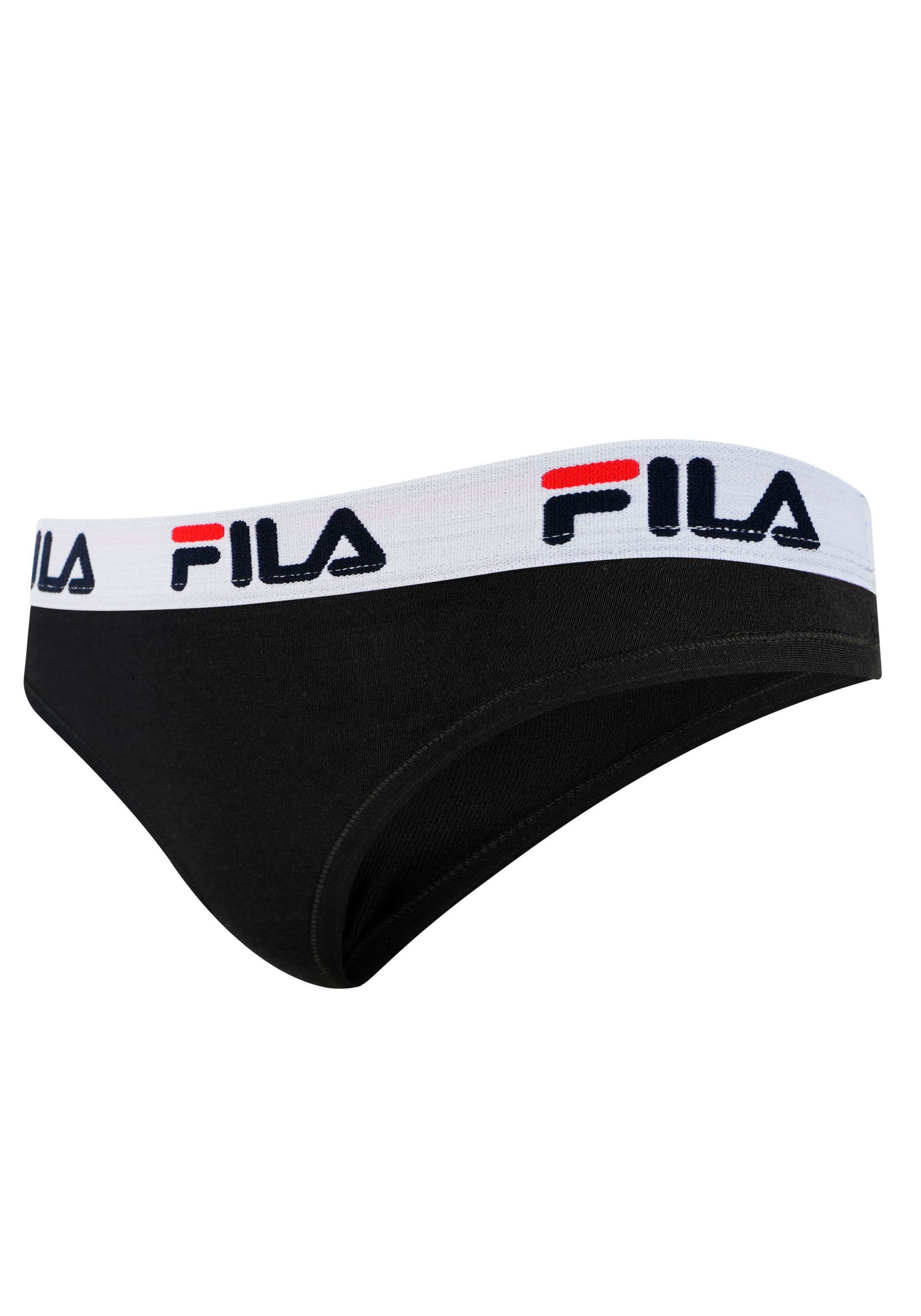 Fila String (Packung, 3-St) String Logobund 3er Pack, schwarz Woman