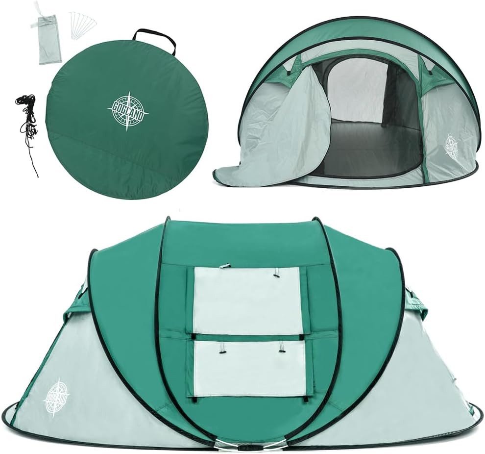 Wurfzelt Pop-Up 3 Personen-Camping-Zelt Wassersäule 2.000mm