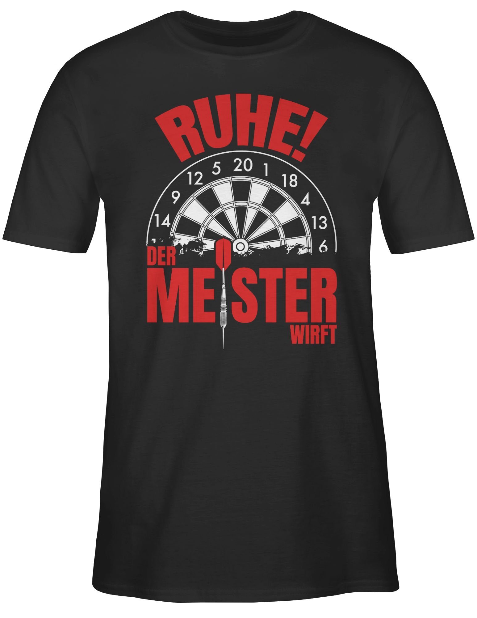 T-Shirt Ruhe! Der Meister wirft