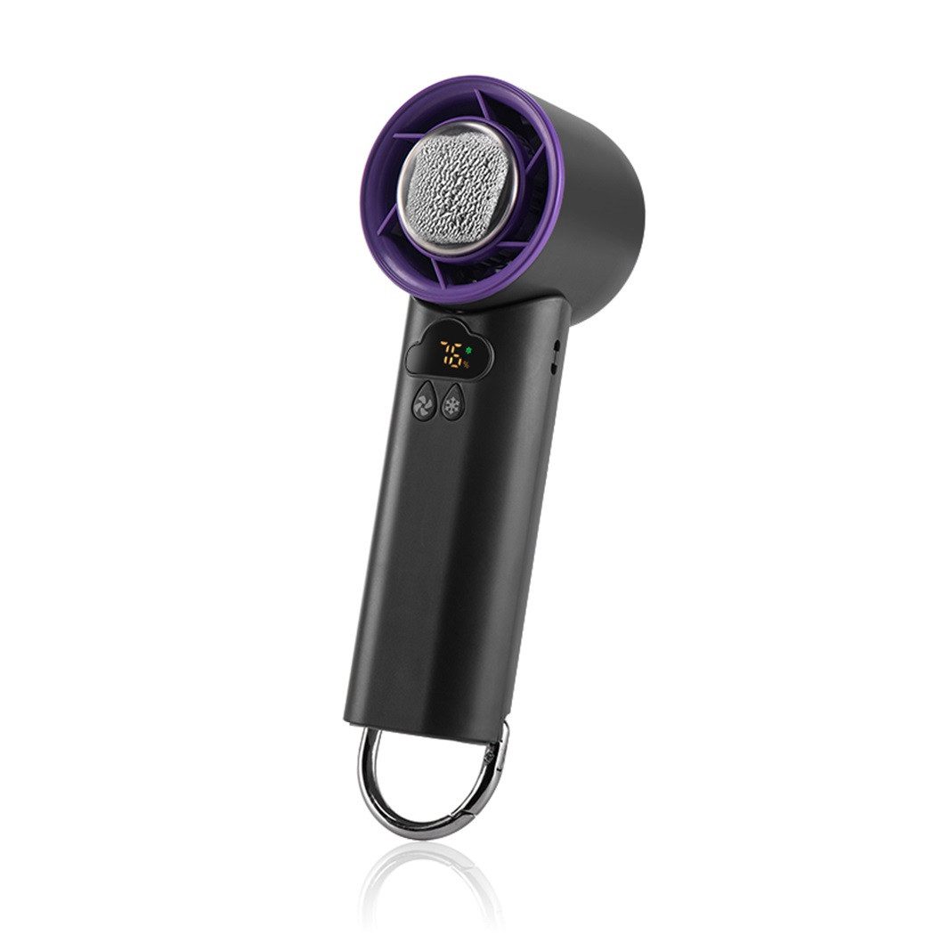 Handventilator Mini Ventilator USB Tragbarer Akku Ventilator mit LED-Anzeige