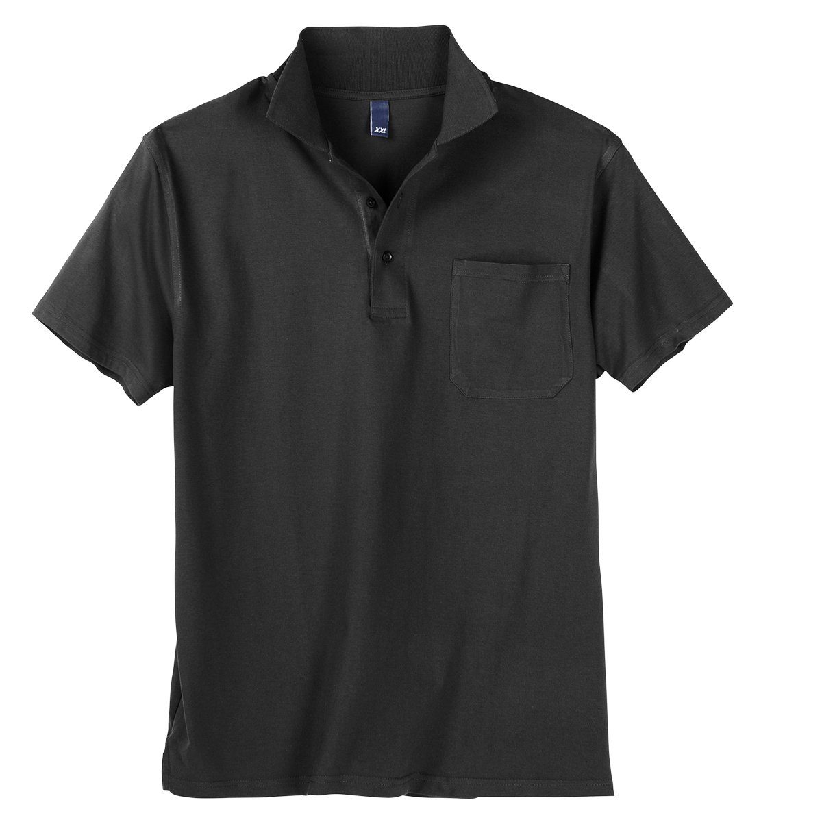 Dave's Poloshirt Dave`s Basic Poloshirt schwarz große Größen