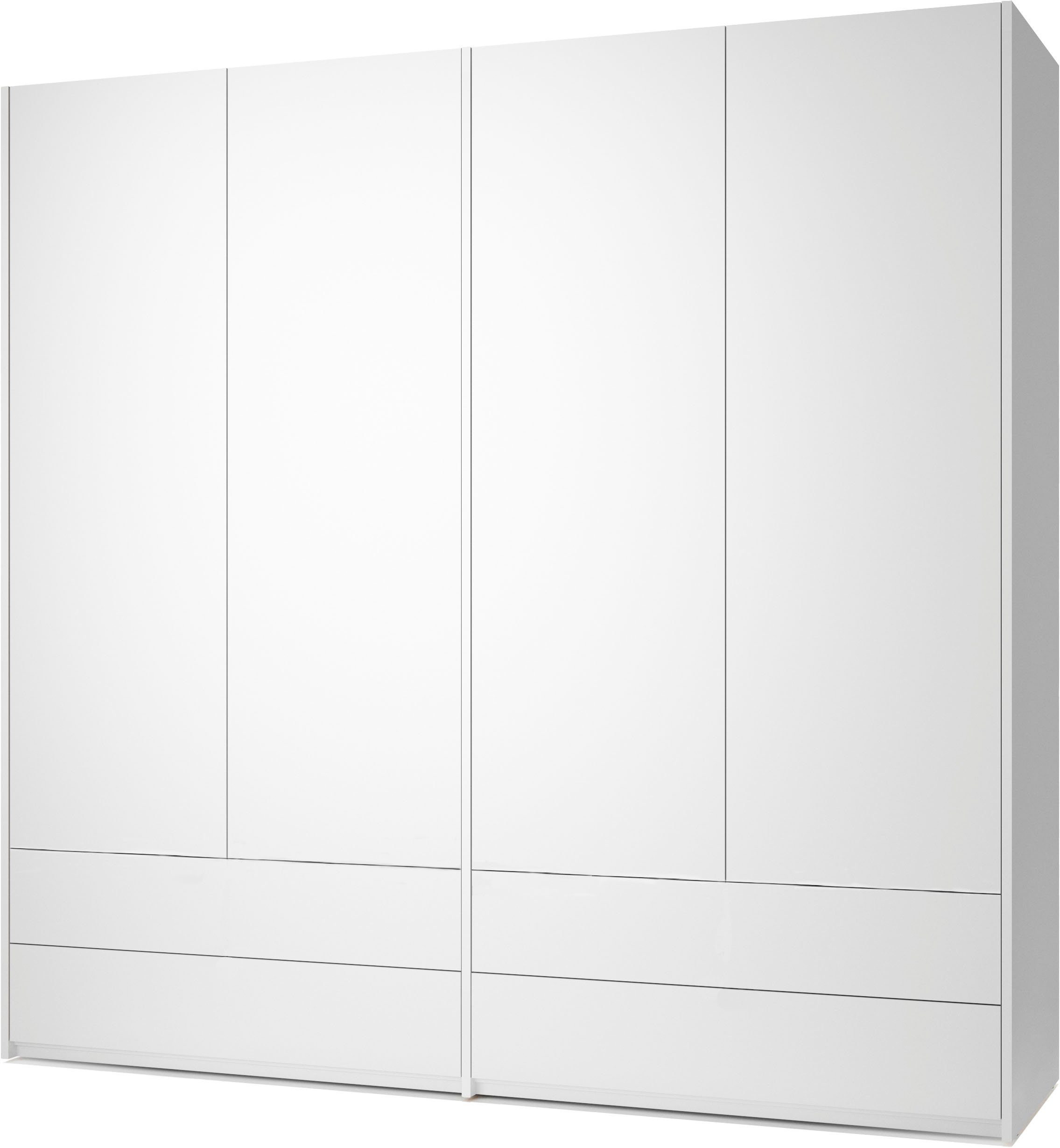 weiß weiß geräumiger 4 Plus Schubladen Müller 4 Modular LIVING Variante inklusive Kleiderschrank | SMALL