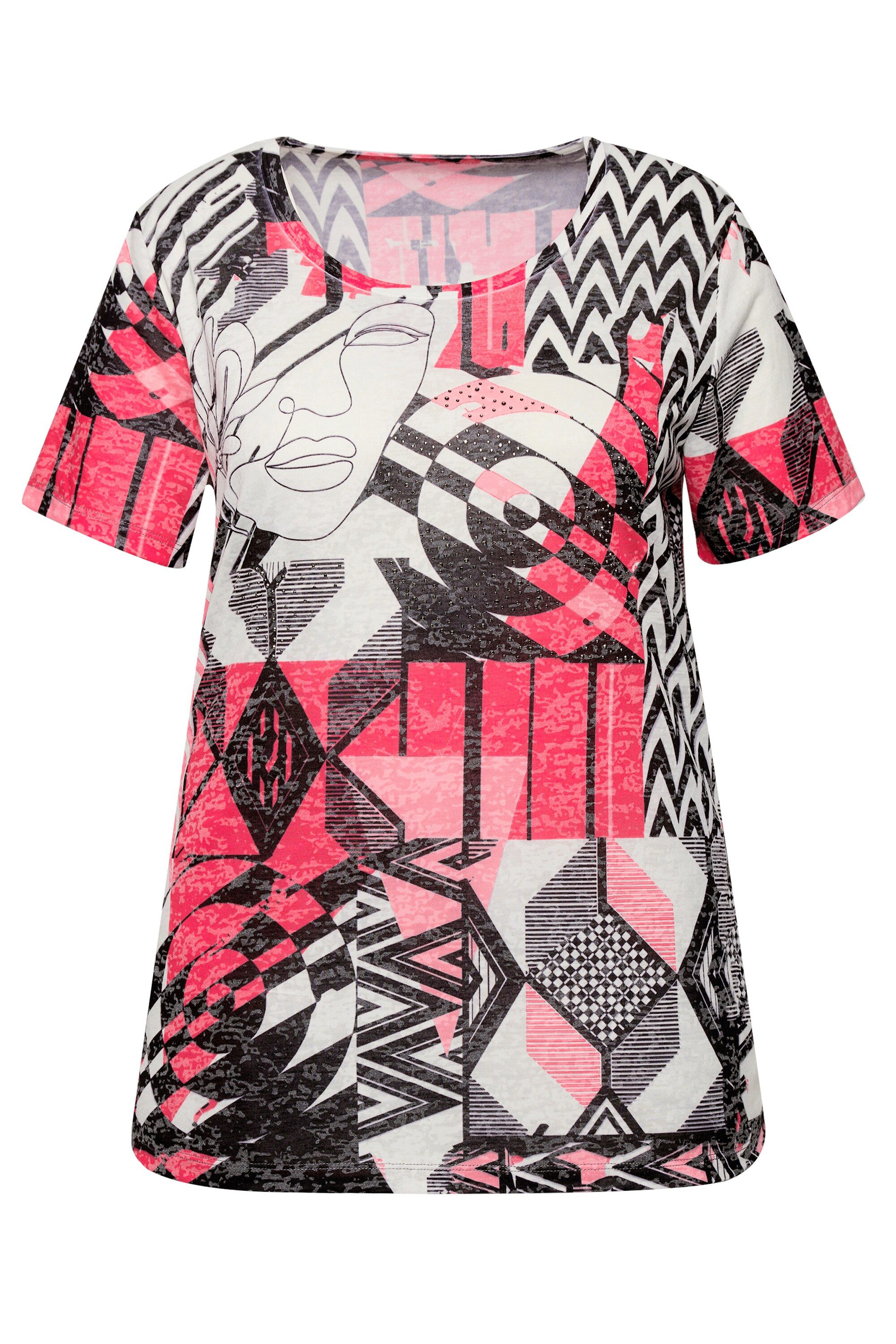 MIAMODA T-Shirt T-Shirt bequeme Passform verzierter günstig online kaufen