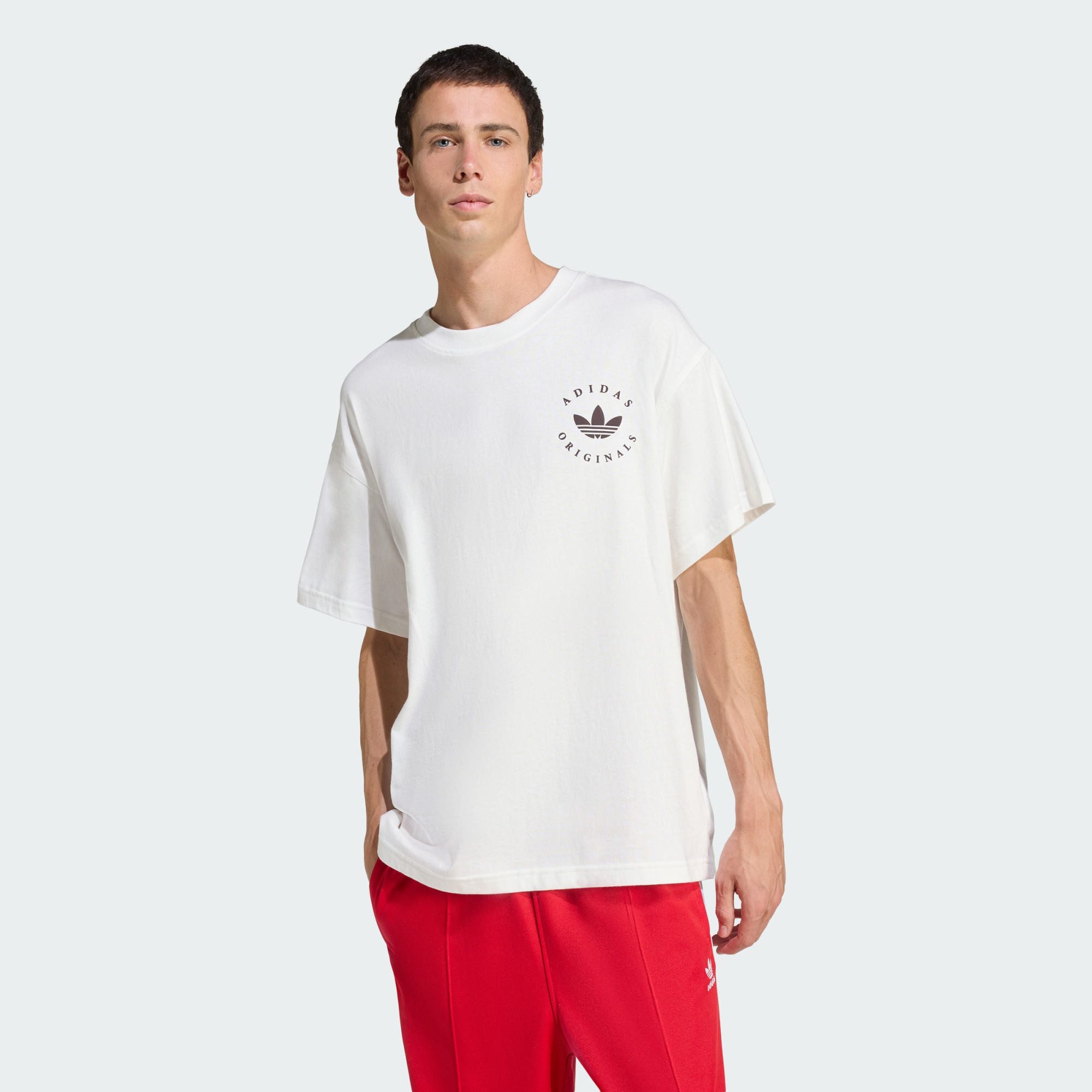 adidas Originals T-Shirt CURVED ADIDAS TREFOIL günstig online kaufen