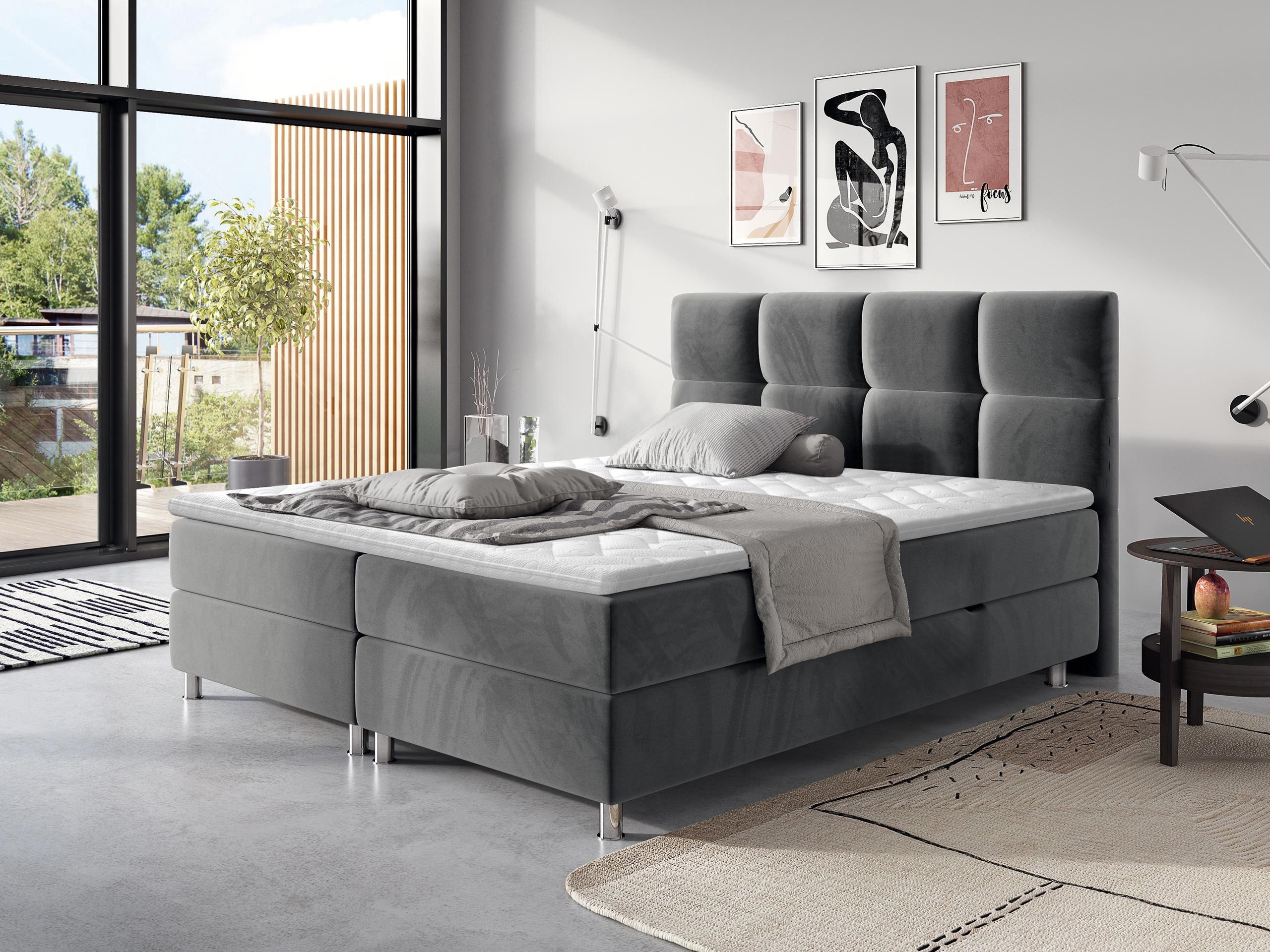 MIRJAN24 Boxspringbett Dave (zwei Bettkästen für günstig online kaufen