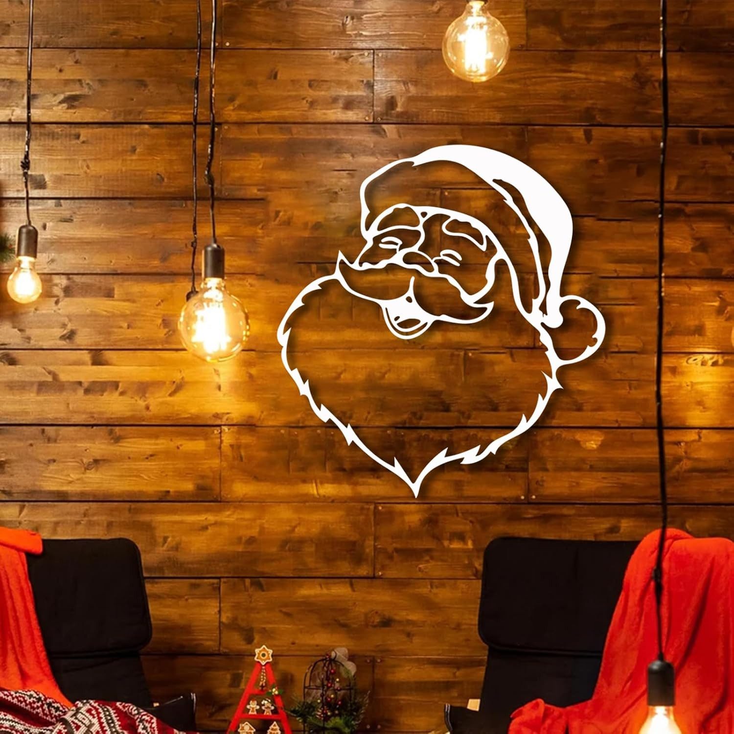 Jumpeak Wanddekoobjekt wanddekoration metall,Weihnachtsdekorationen,Frohe W günstig online kaufen