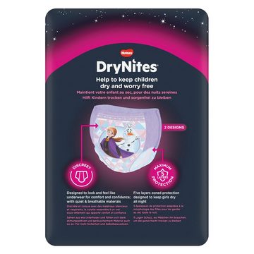 HUGGIES Windeln DryNites Nacht-Windeln Mädchen 3-5 Jahre (16-23kg), 30 Stk, Bettnässen