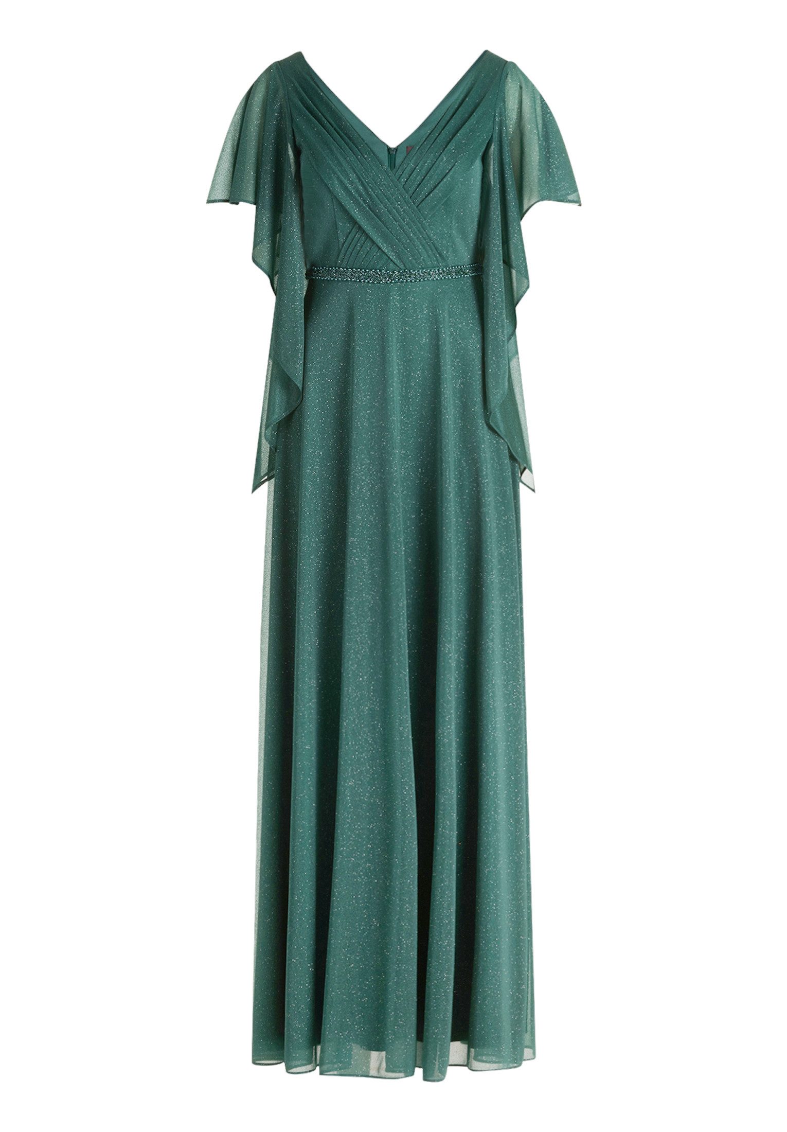 Vera Mont Abendkleid Damen im Glitzer-Look Falten günstig online kaufen
