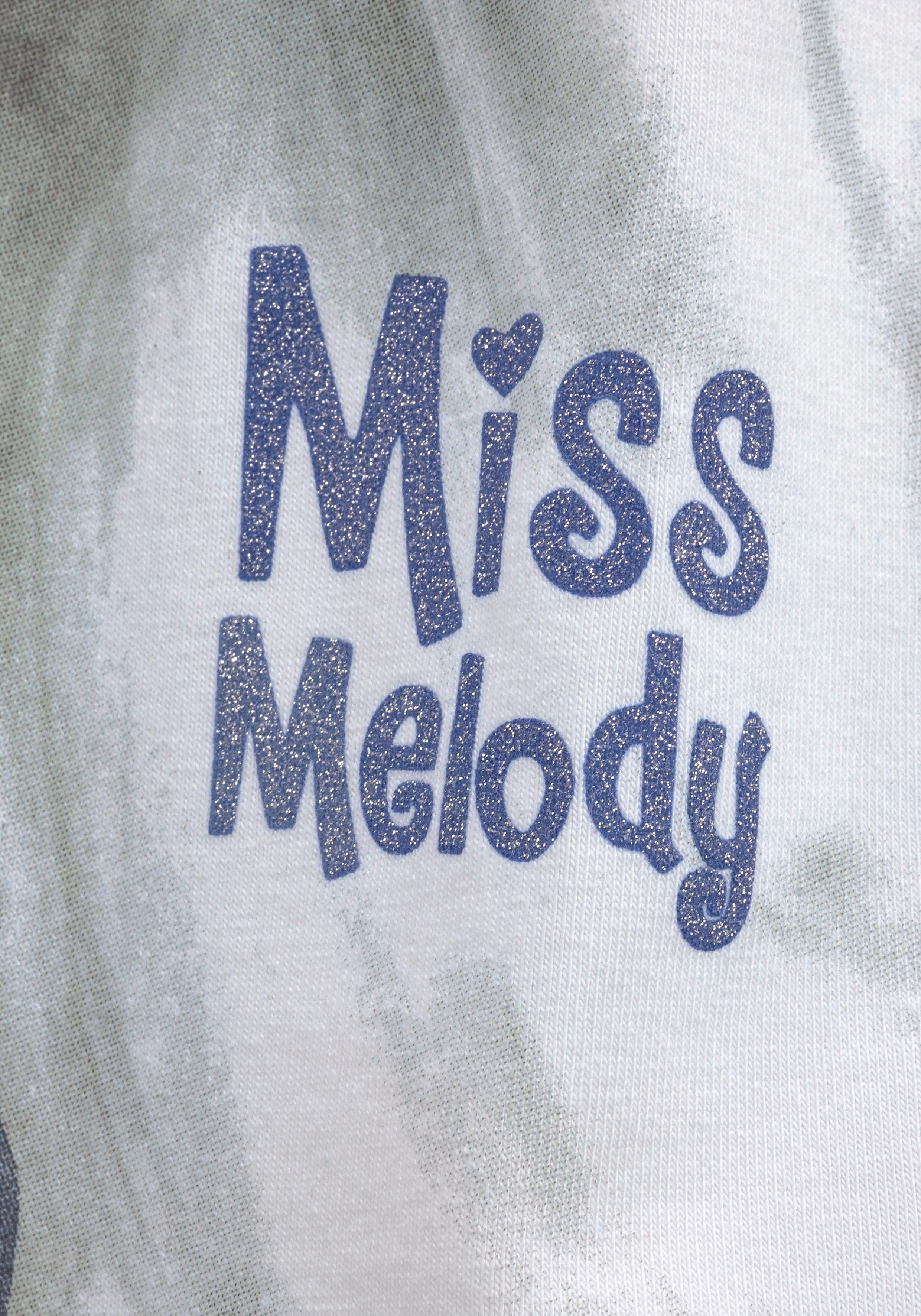 Miss Melody Jerseykleid toller Frontdruck mit Glitzereffekt – Bild 4 von 5
