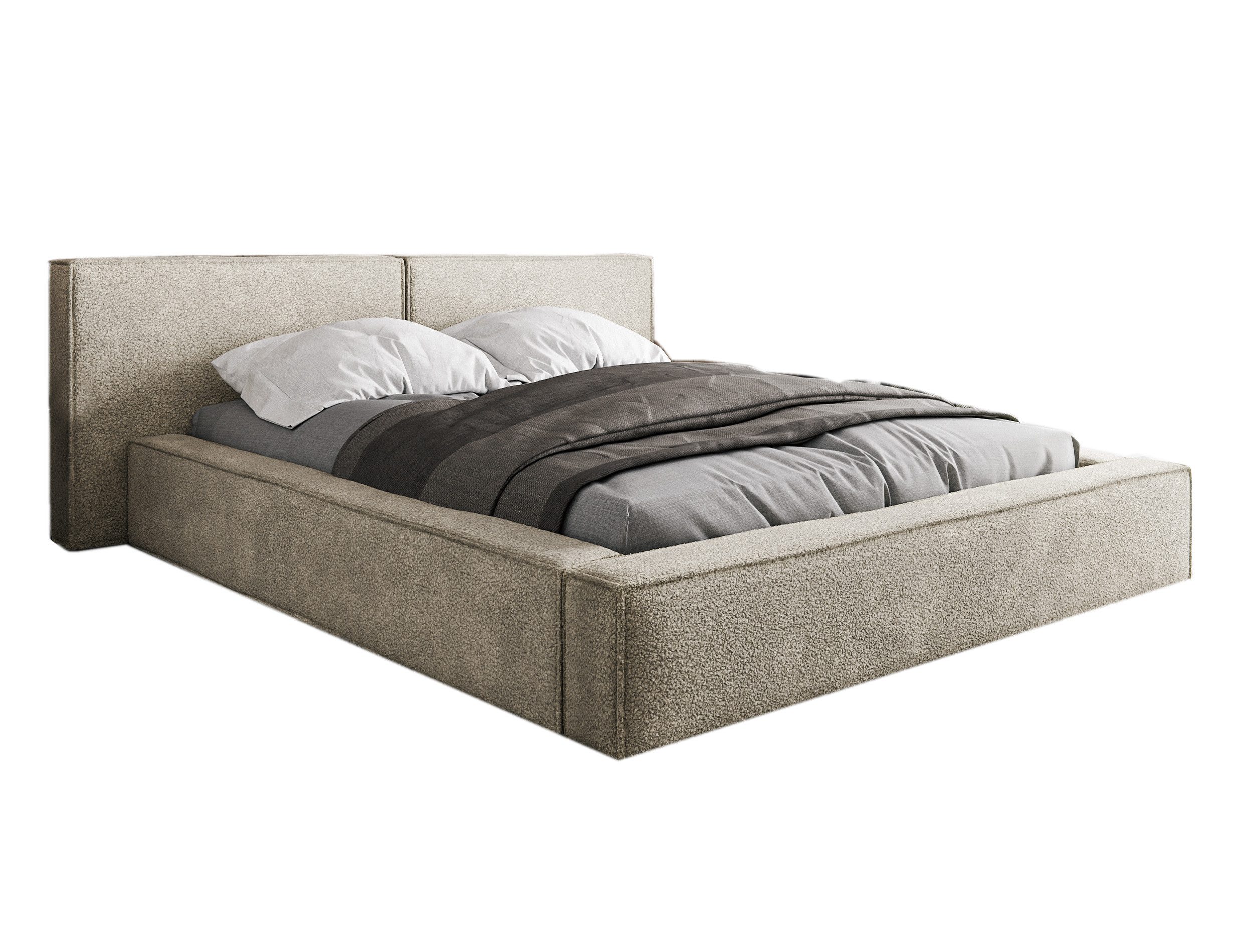 Compleo Polsterbett boucle mit Bettkasten und günstig online kaufen