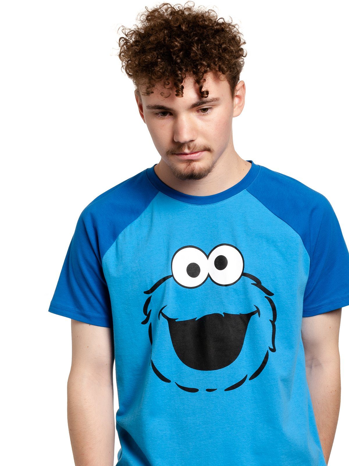 T-Shirt Face Monster Cookie Sesamstrasse