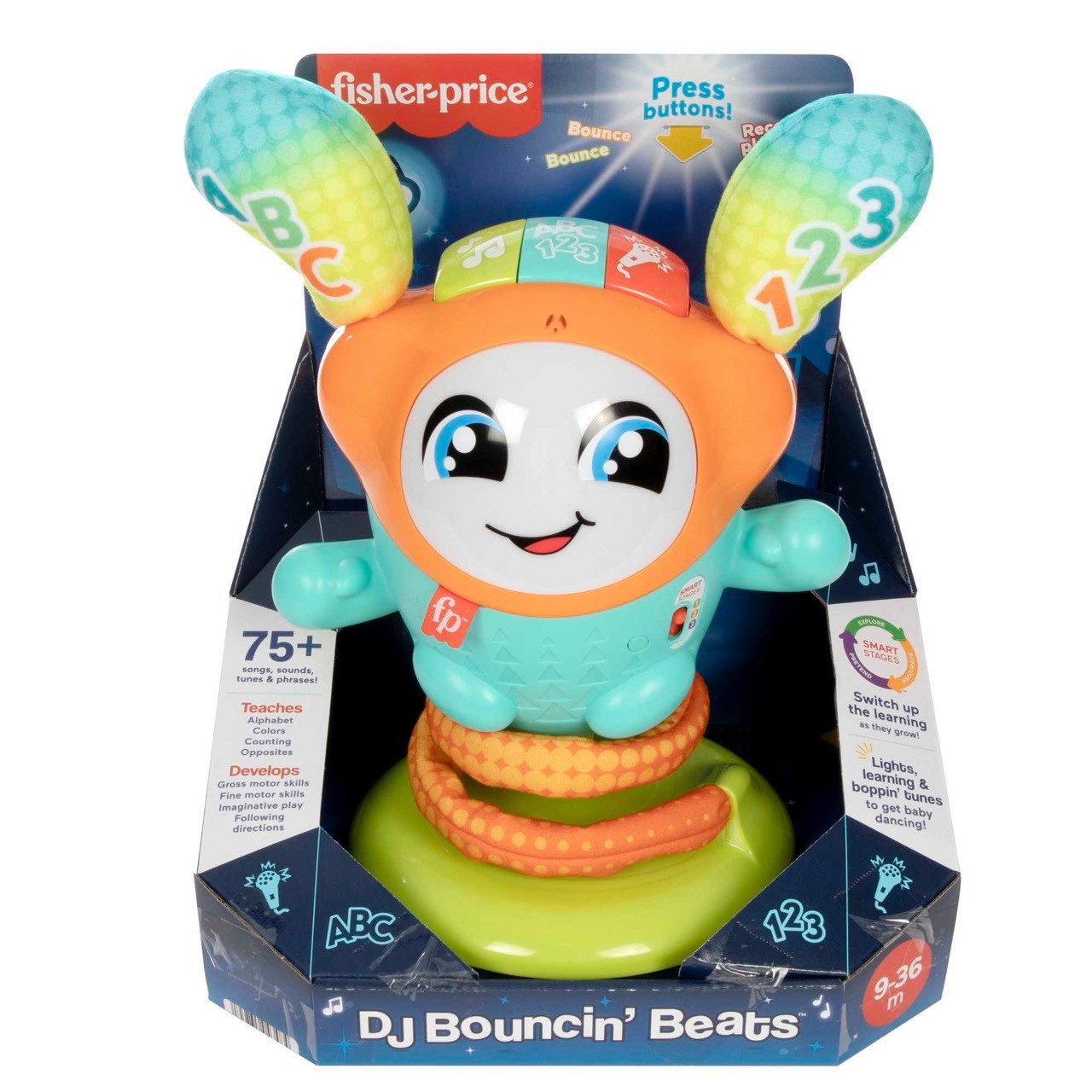 Mattel® Lernspielzeug Mattel HJP94 - Fisher-Price DJ Hüpfi (D) günstig online kaufen