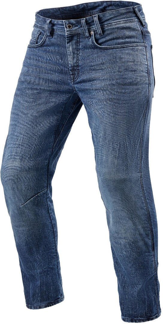 Revit Motorradhose Detroit 2 Blue Jeans Motorrad Dark TF