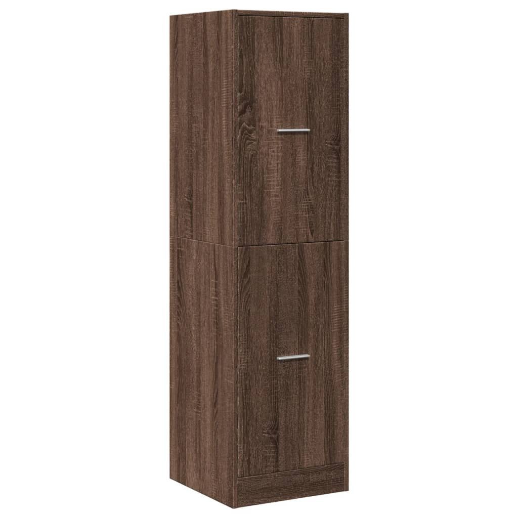 vidaXL Apothekerschrank 40 x 41 x 1445 cm Apothekerschrank Eichen-Optik 40x41x144,5 cm Spanpla