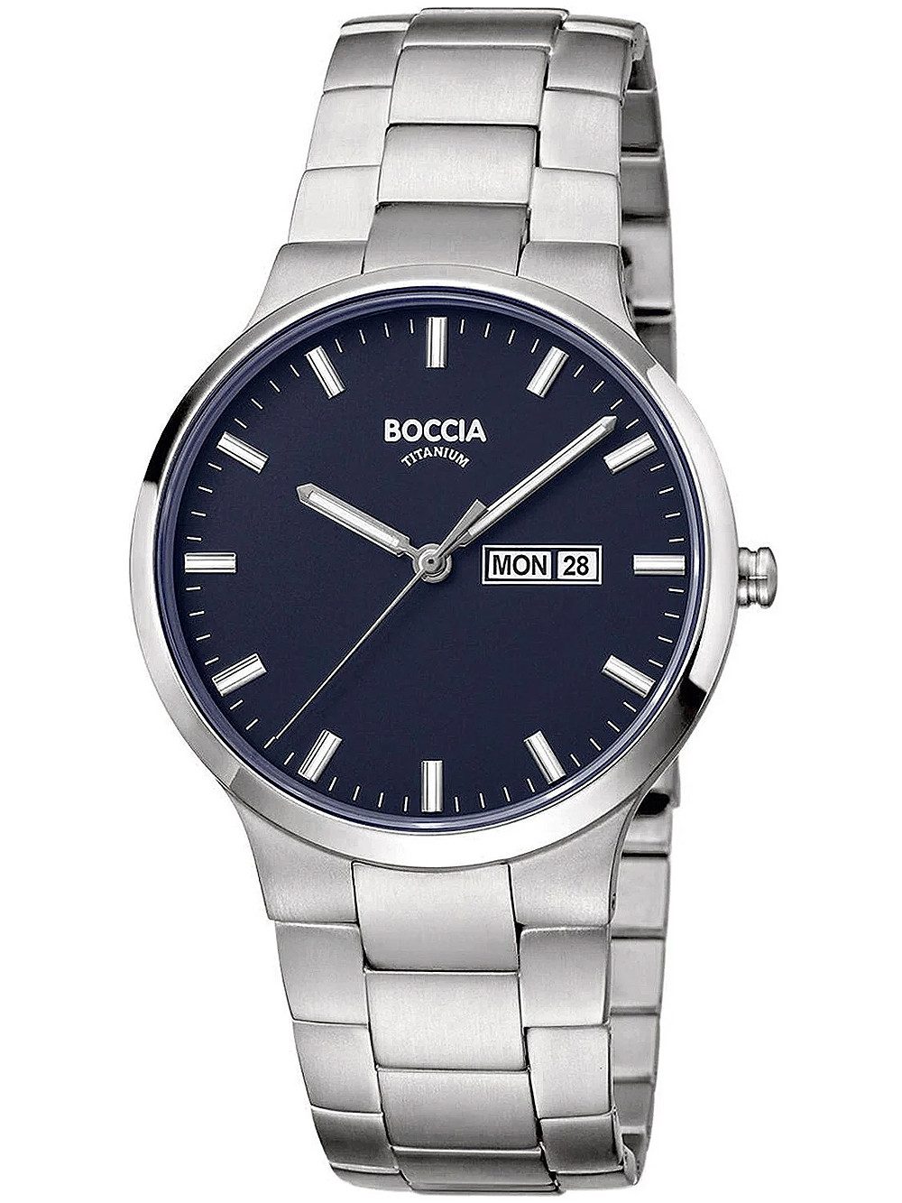 Boccia Quarzuhr Boccia 3649-02 Herrenuhr Titanium 39mm 5ATM Boccia 3649-02 Herrenuhr Titanium 39mm 5ATM