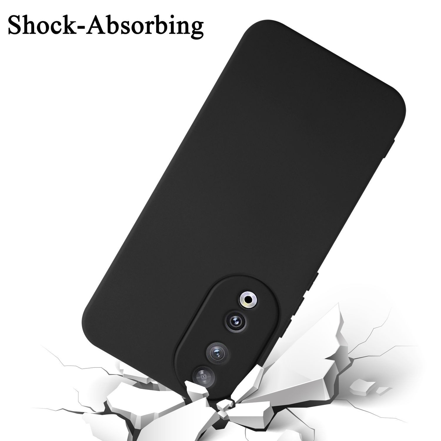 Cadorabo Handyhülle für Honor 90 Hülle Honor 90, Flexible Hülle TPU Silikon Schutzhülle Back Cover Case