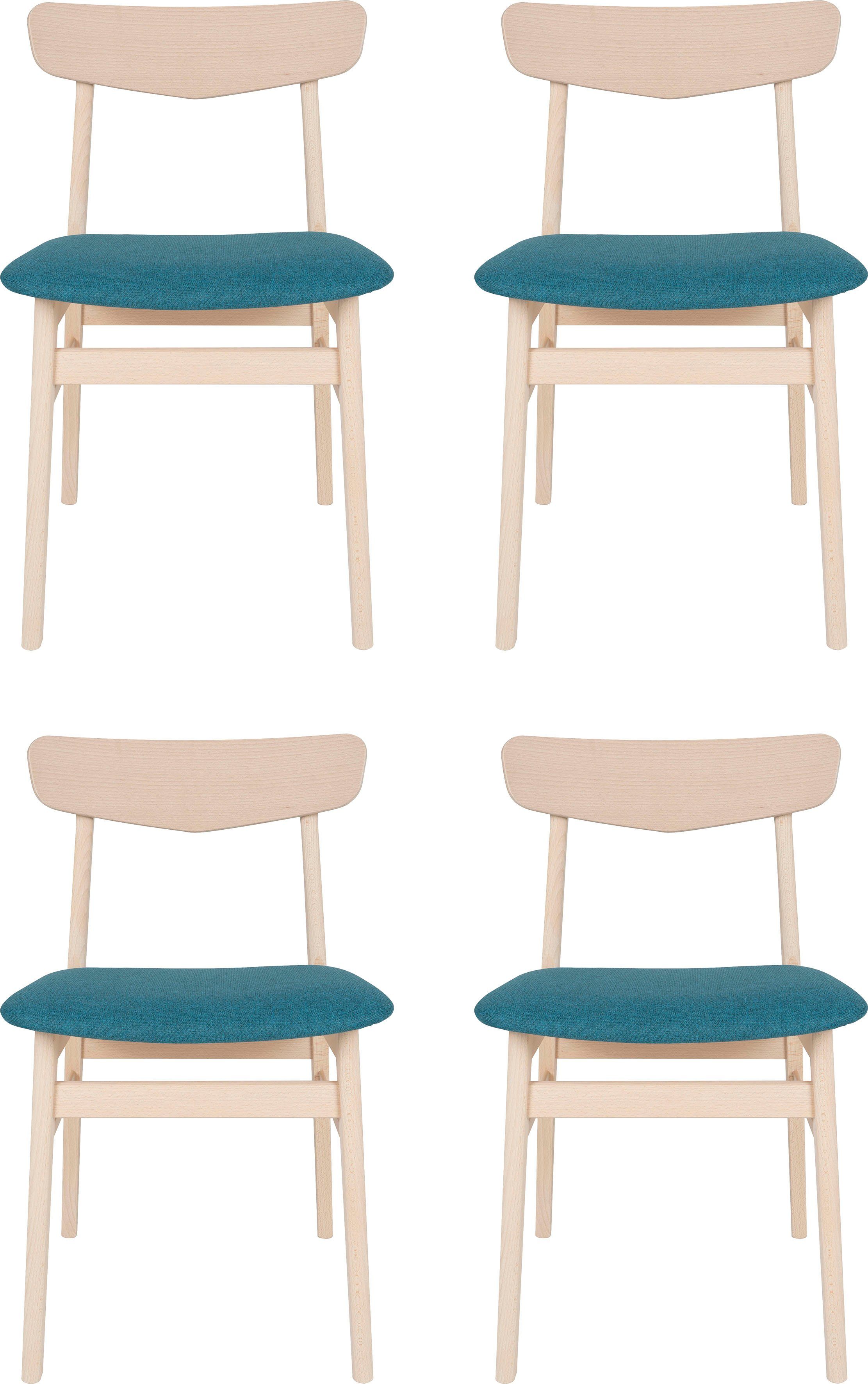 Hammel Furniture Esszimmerstuhl Findahl by Hammel Mosbøl (4 St), (Set, 2/4 Stk), Massivholz, gepolsterte Sitzfläche, versch. Цвета(ов)