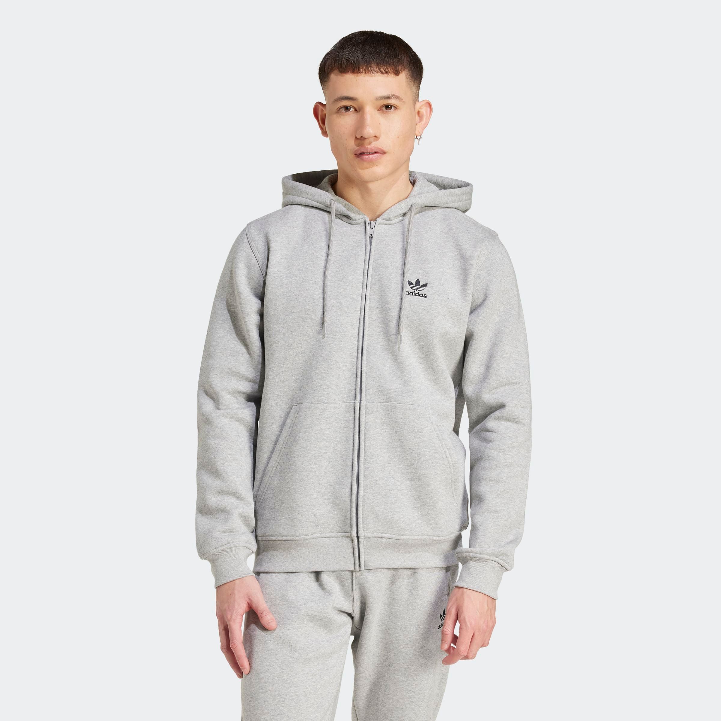 adidas Originals Kapuzensweatshirt ESS FZ HD Full Zip Hoddie, Kapuzenpullover, Kapuzenjacke mit Reißverschluss