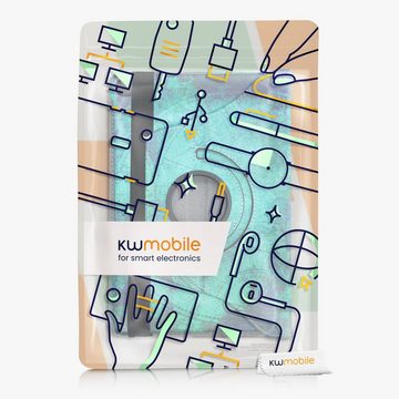 kwmobile Tablet-Hülle Hülle für Huawei MatePad T10 / T10s, 360° Tablet Schutzhülle Cover Case - Anker Landkarte Design