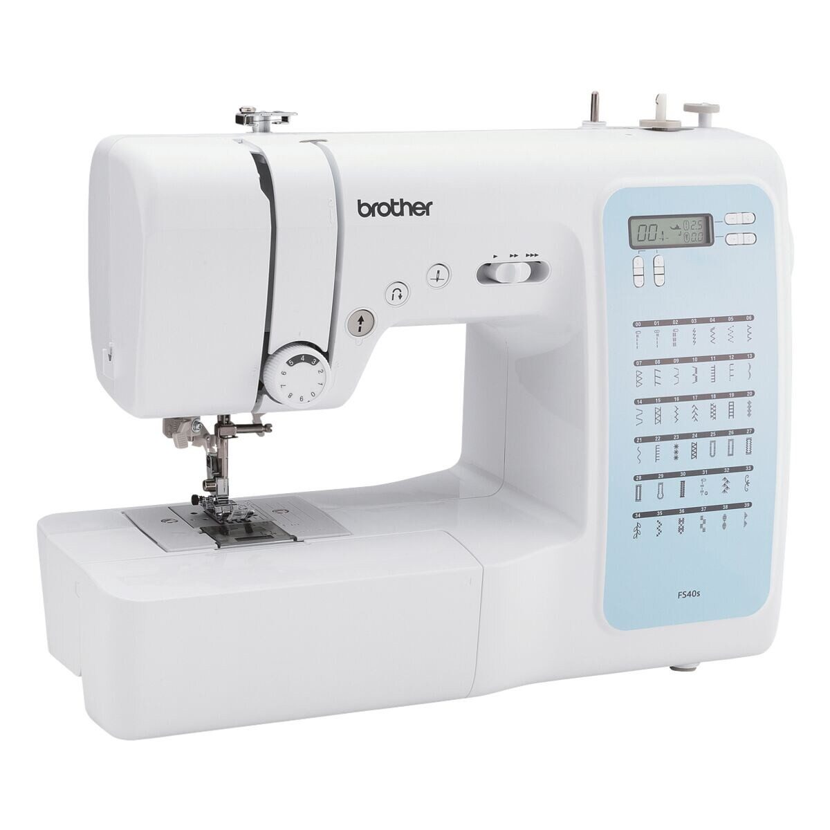 Brother Computer-Nähmaschine FS40s, 40 Programme, Nähen ohne Fußpedal möglich