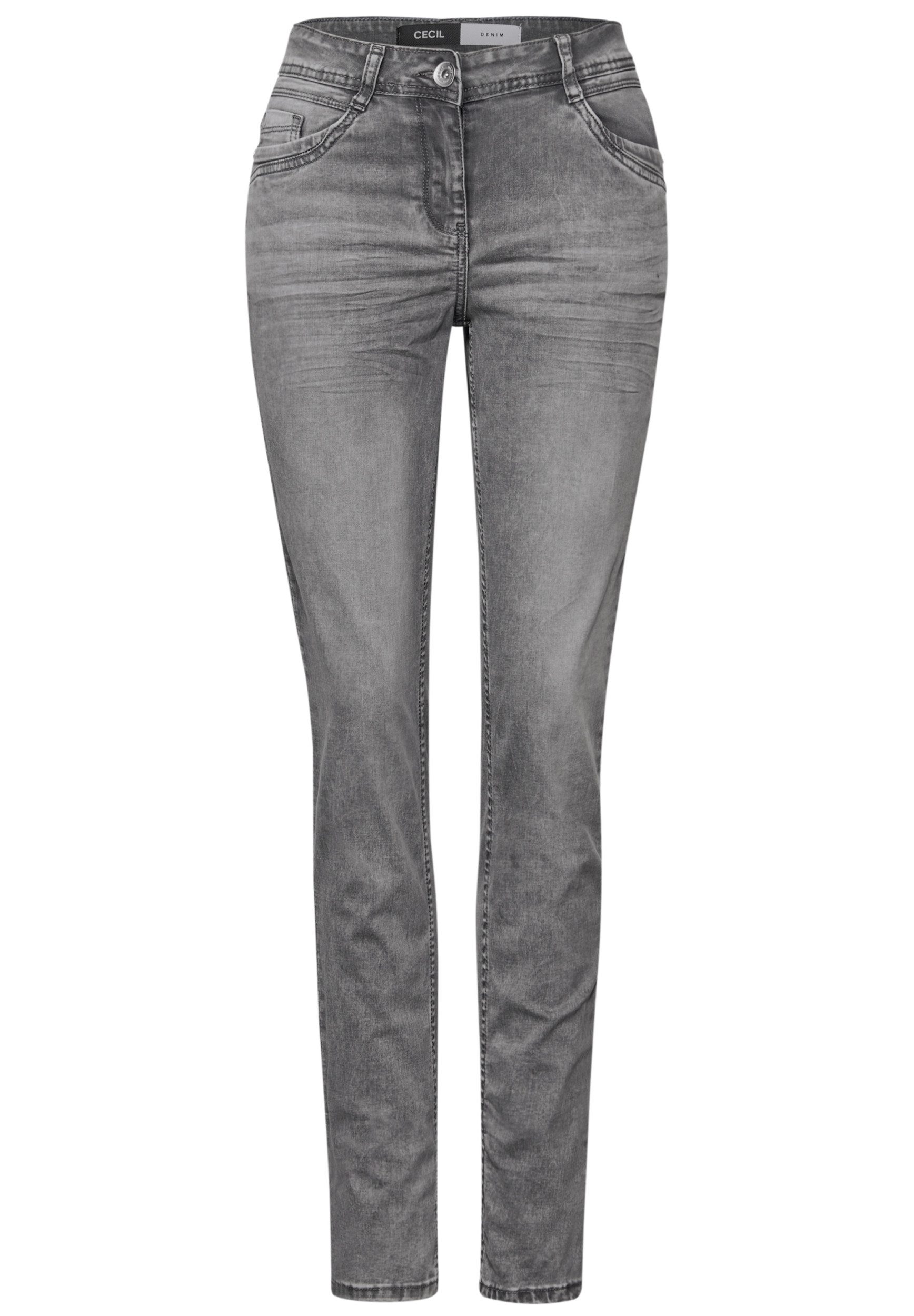 CECIL Stoffhose Style NOS Scarlett Grey Washed günstig online kaufen