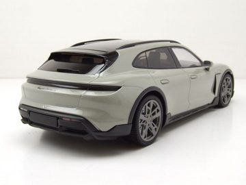 Minichamps Modellauto Porsche Taycan Cross Tourismo Turbo S 2021 kalk grau Modellauto 1:18, Maßstab 1:18