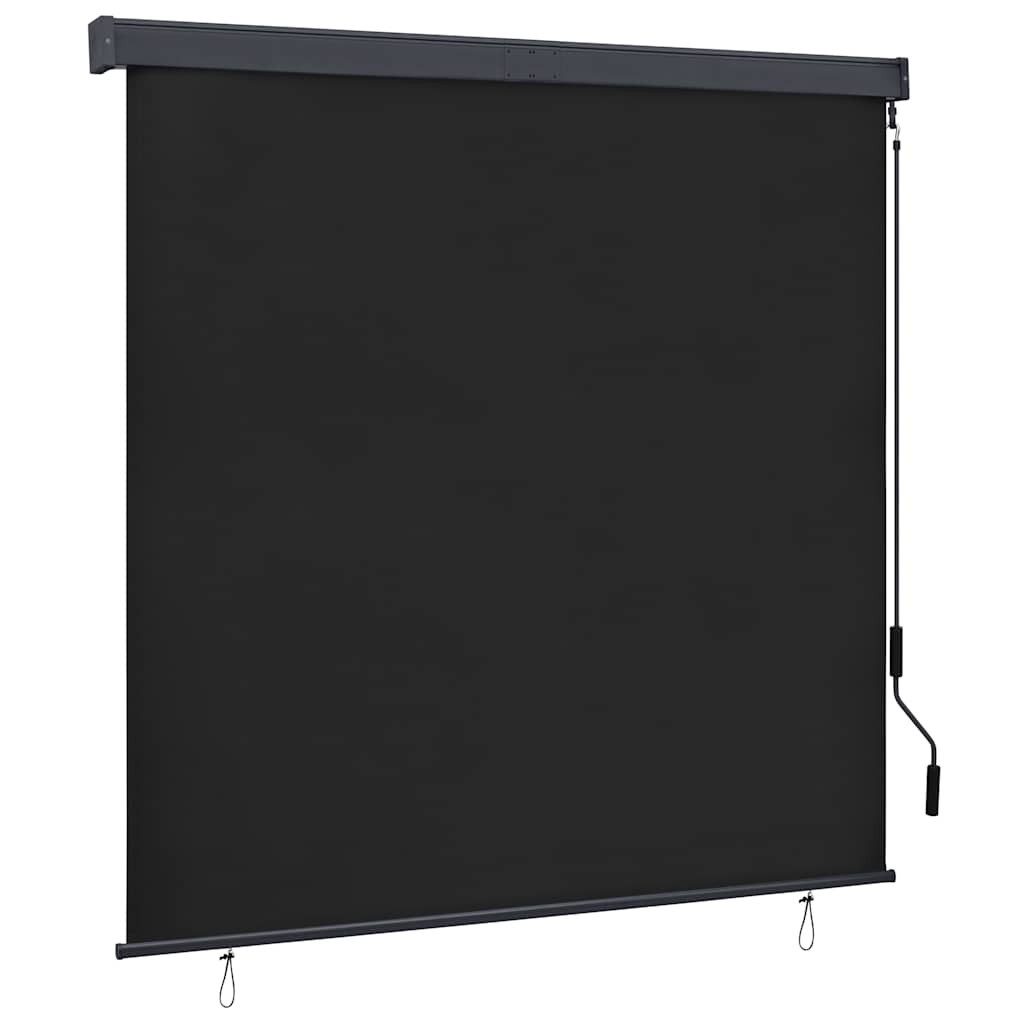 Rollo Außenrollo 140x250 cm Anthrazit, vidaXL