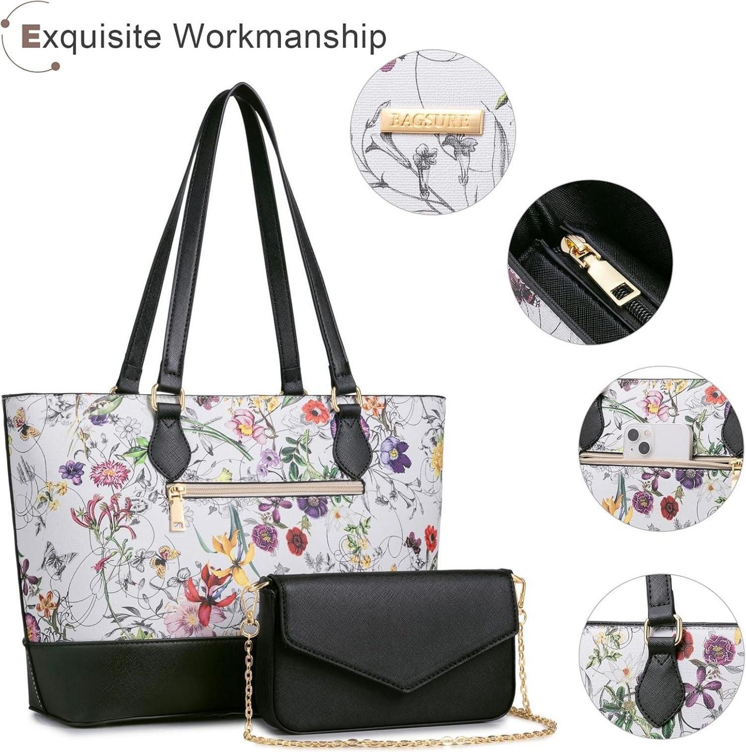 LuxusKollektion Handtasche Handtasche Damen 4-teiliges Set günstig online kaufen