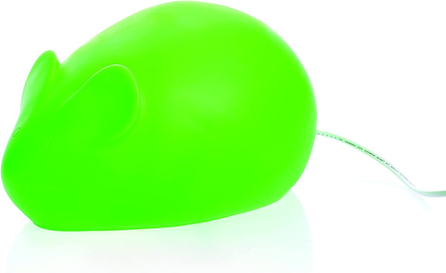 cm 28 Heico Toys "MAUS" • Handgemacht grün Kindezimmer Lampe LED Egmont Nachtlicht