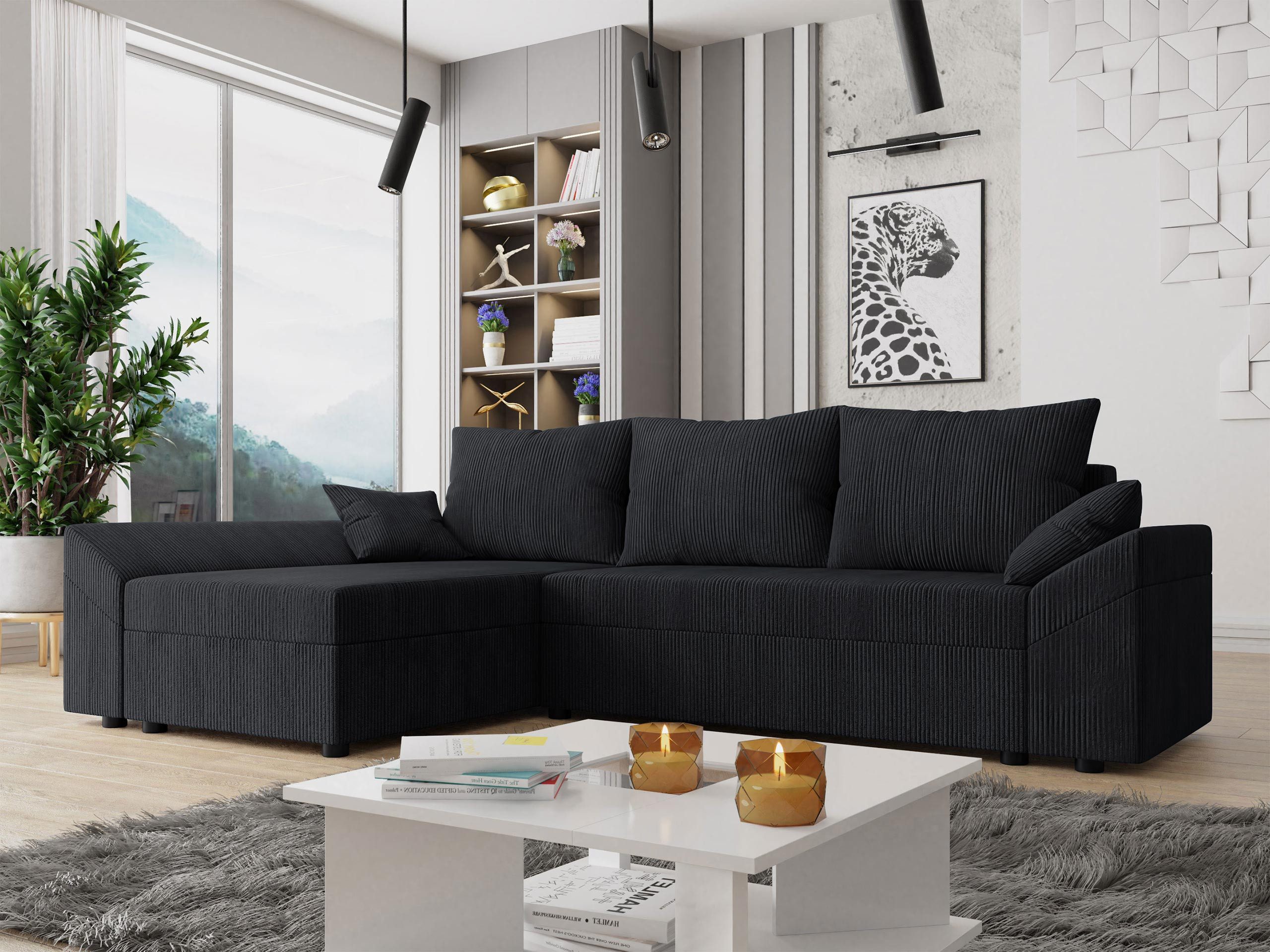 MIRJAN24 Ecksofa Dante L Cord, mit günstig online kaufen