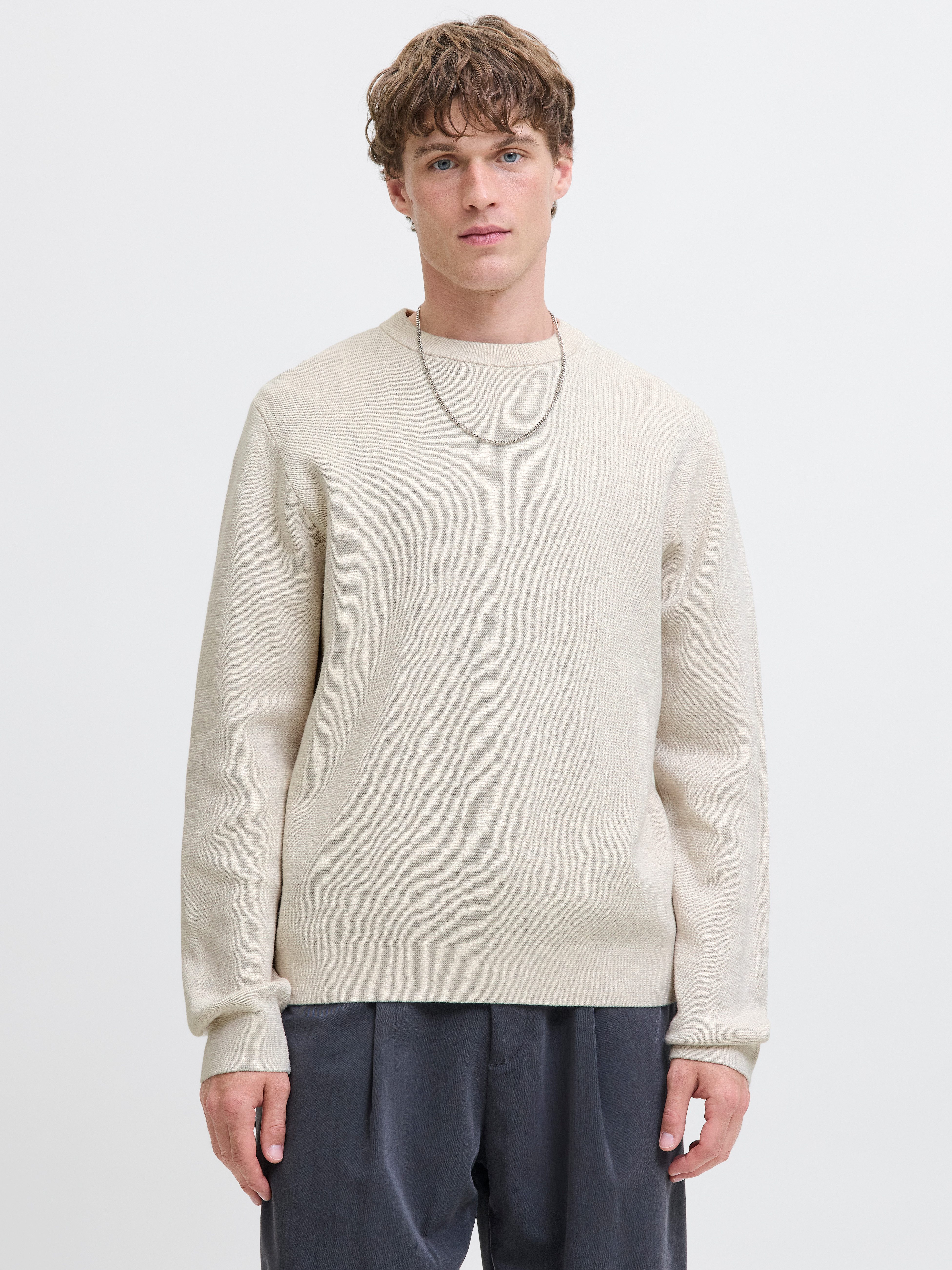 Jack & Jones Strickpullover JPRBLAMILANO STITCH KNIT CREW NECK SN günstig online kaufen