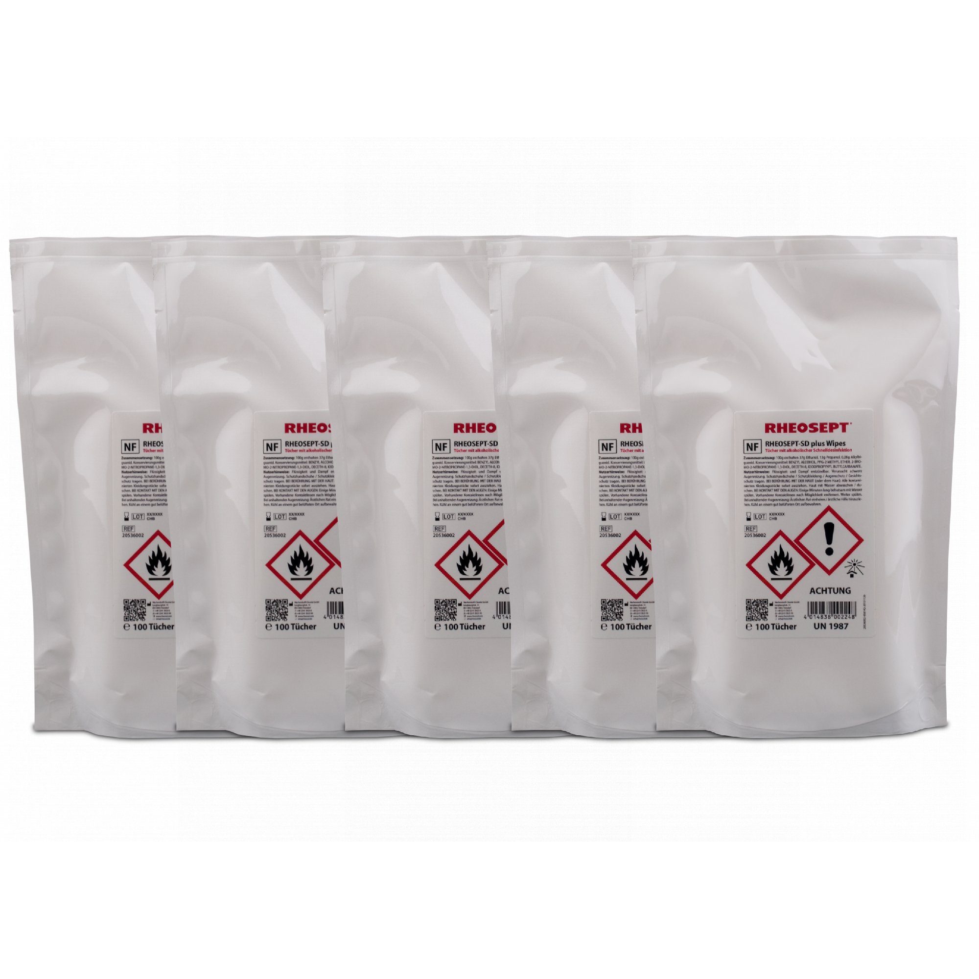 Sibastore RHEOSEPT-SD plus Feuchttücher Oberflächen-Desinfektionsmittel (5-St)