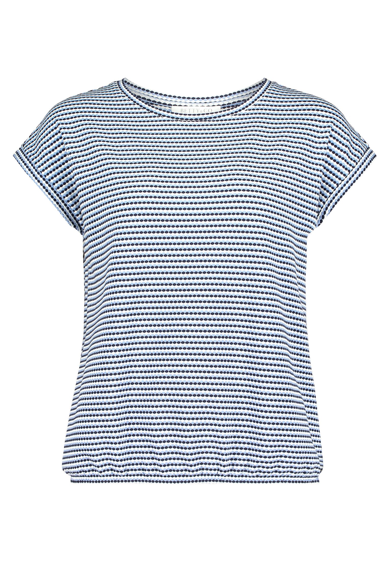 Kurzarmshirt Damen mit Gummizug