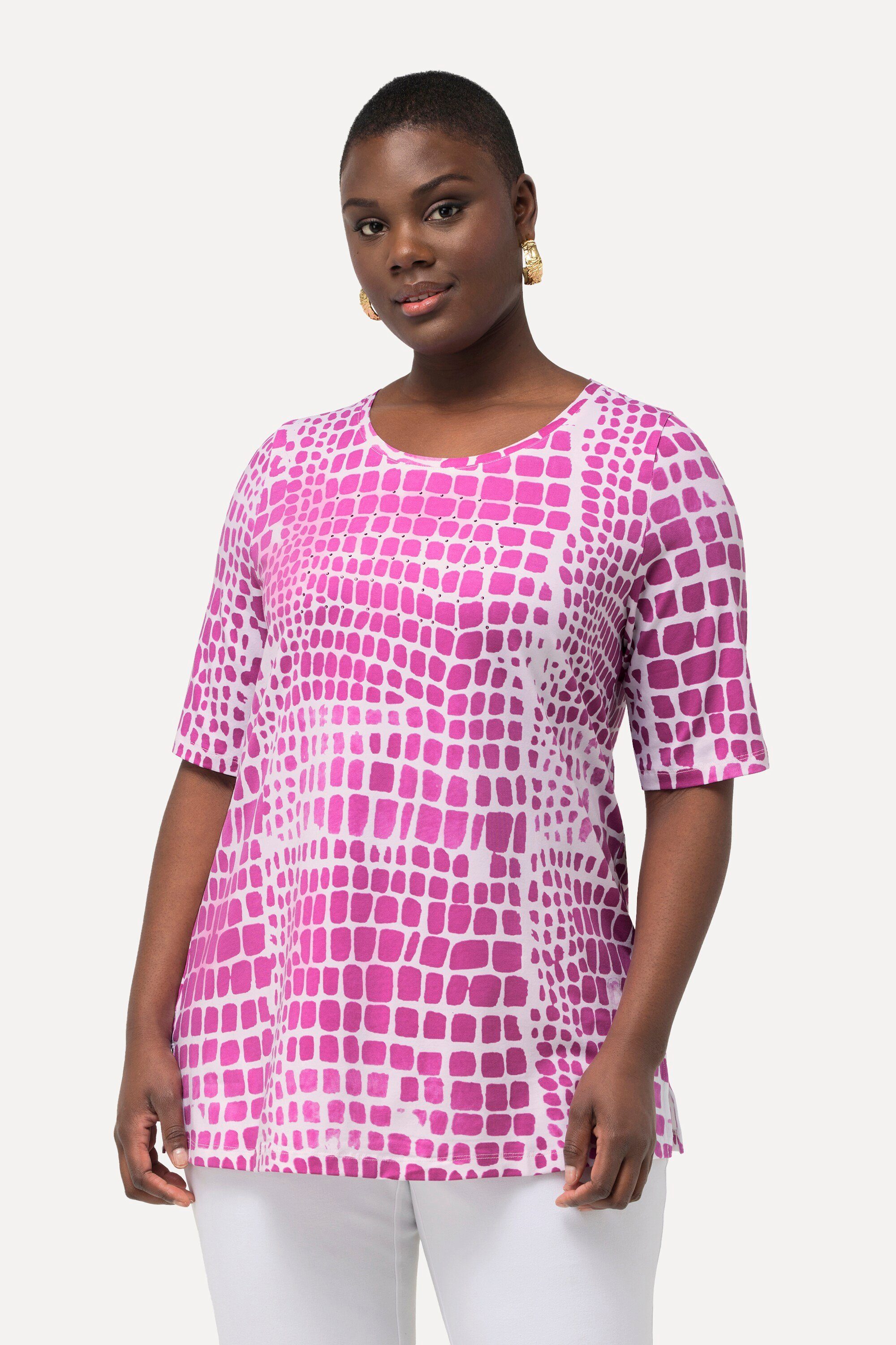 Ulla Popken T-Shirt T-Shirt Pima Cotton günstig online kaufen