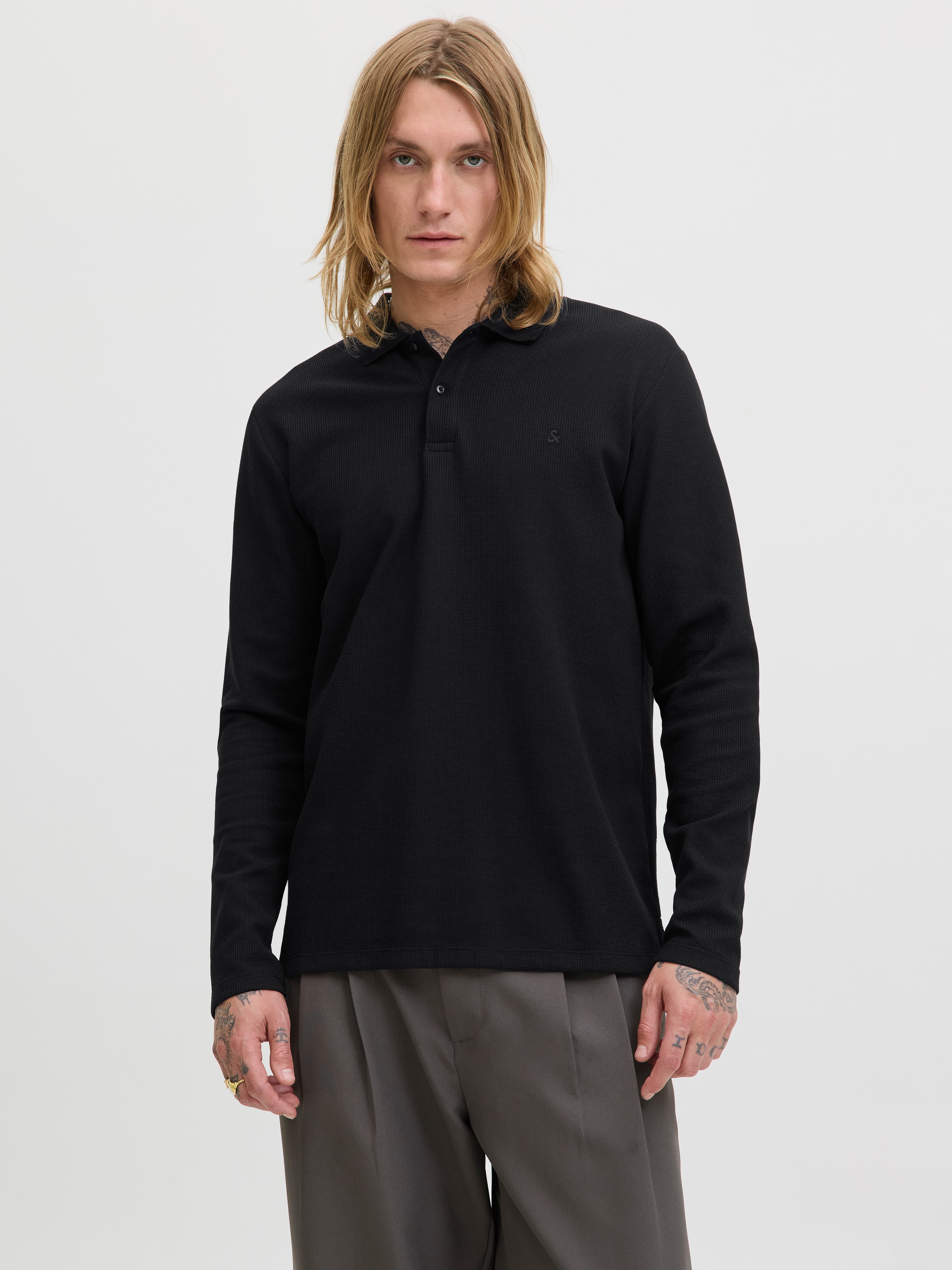 Jack & Jones Langarm-Poloshirt JJEAUSTIN POLO LS NOOS günstig online kaufen