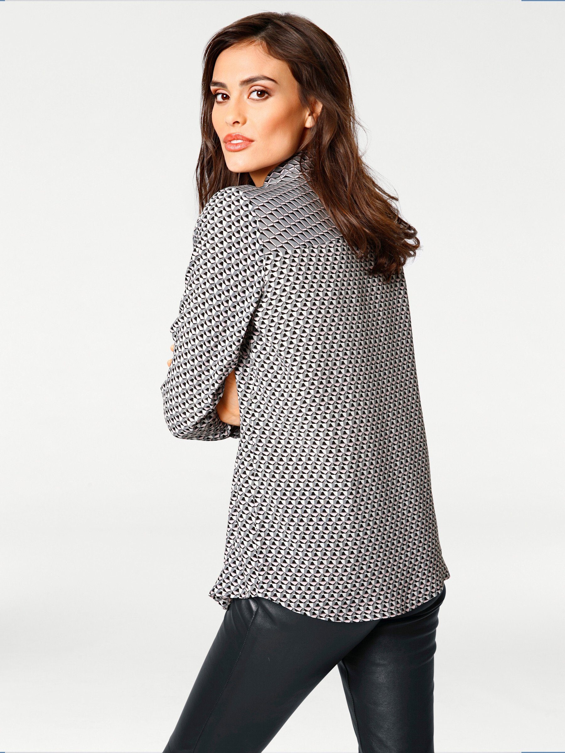 heine Klassische Bluse Druckbluse Langarm