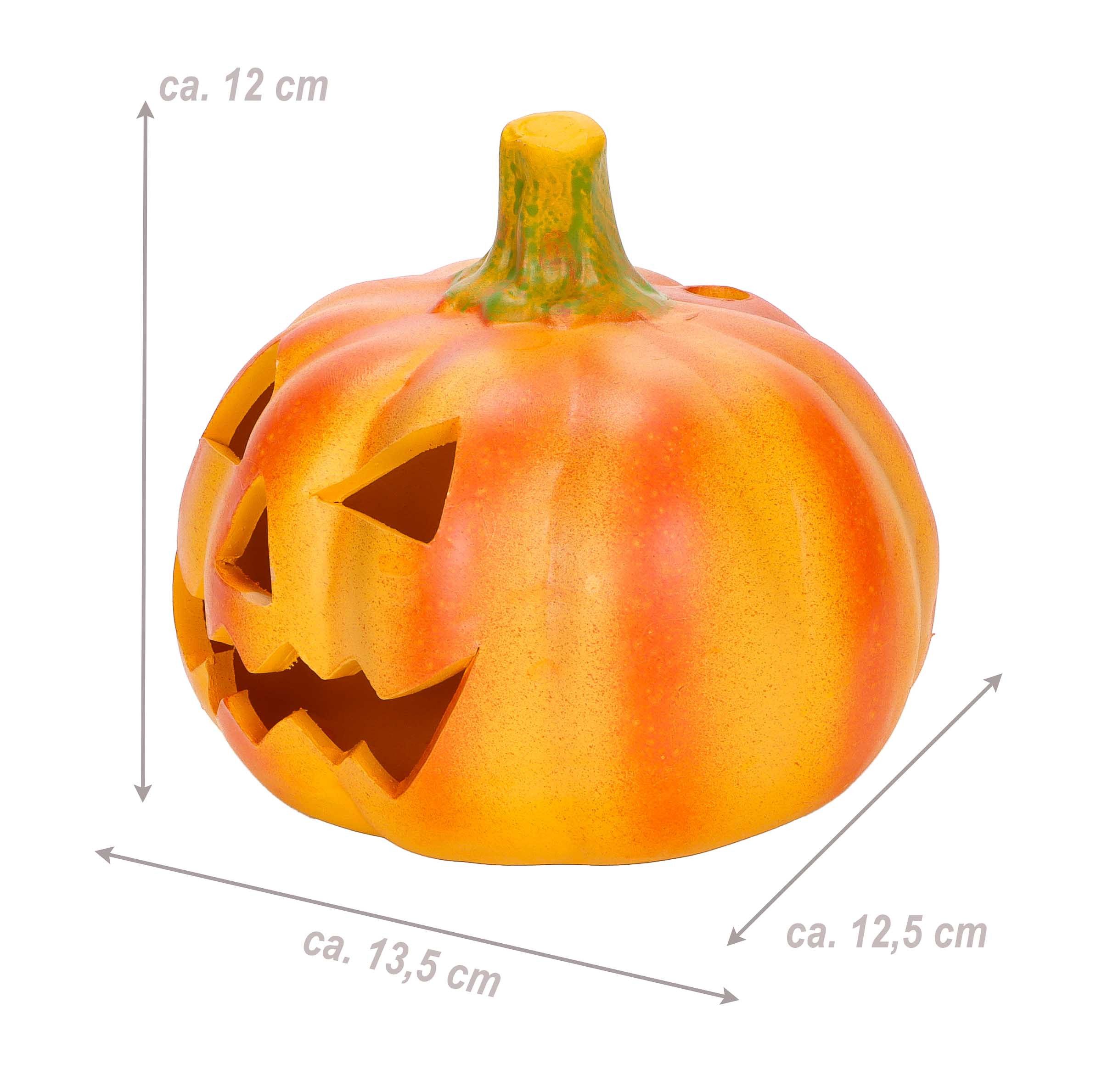 Wurm Dekofigur Halloween Deko Kürbis (Halloween Kürbis für Teelichter, Für Teelichter oder LED-Kerzen geeignet), Besondere Merkmale