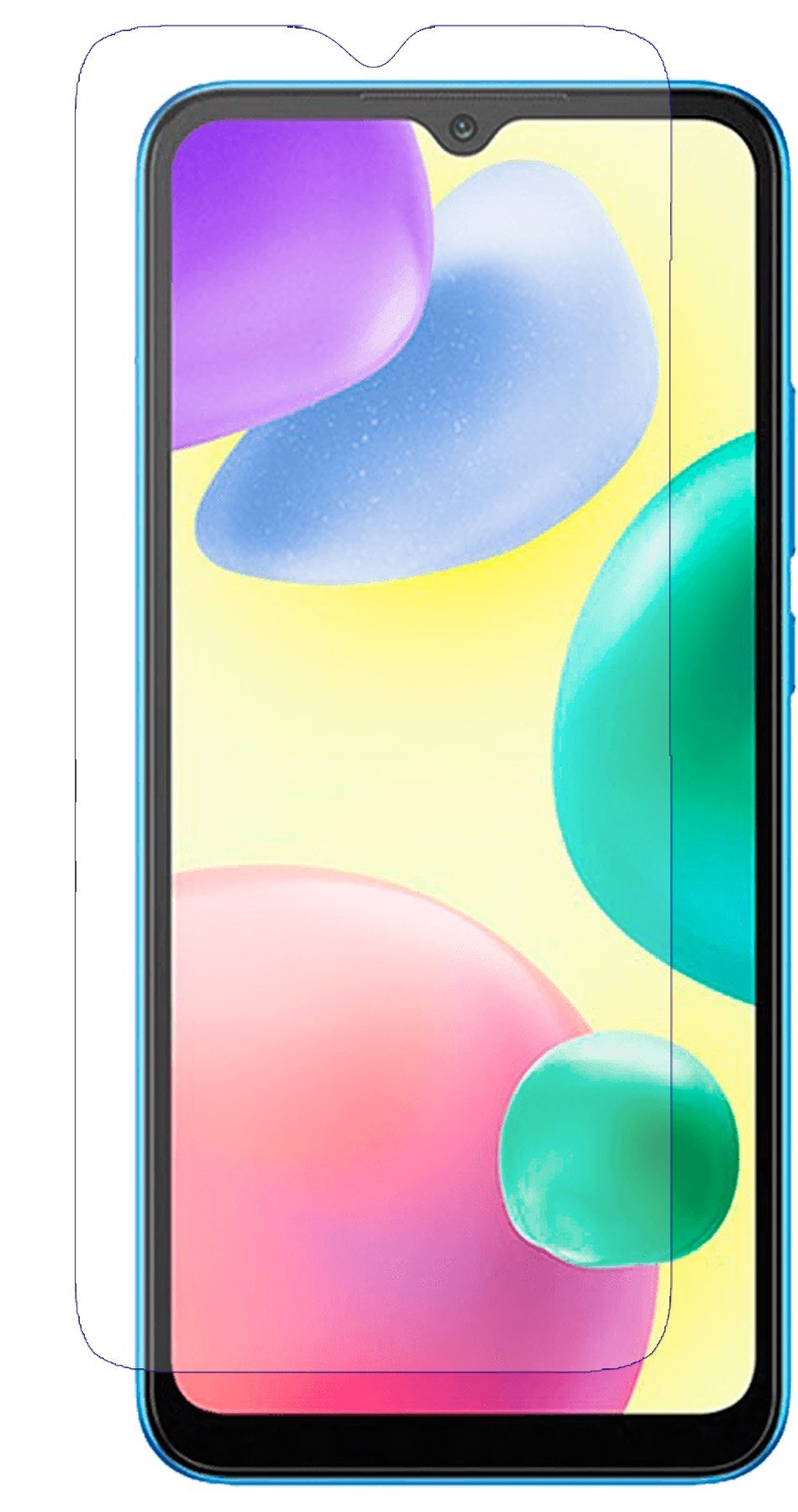 Displayschutzglas 3X Schutzglas 9H für XIAOMI REDMI NOTE 12 5G Displayschutzfolie