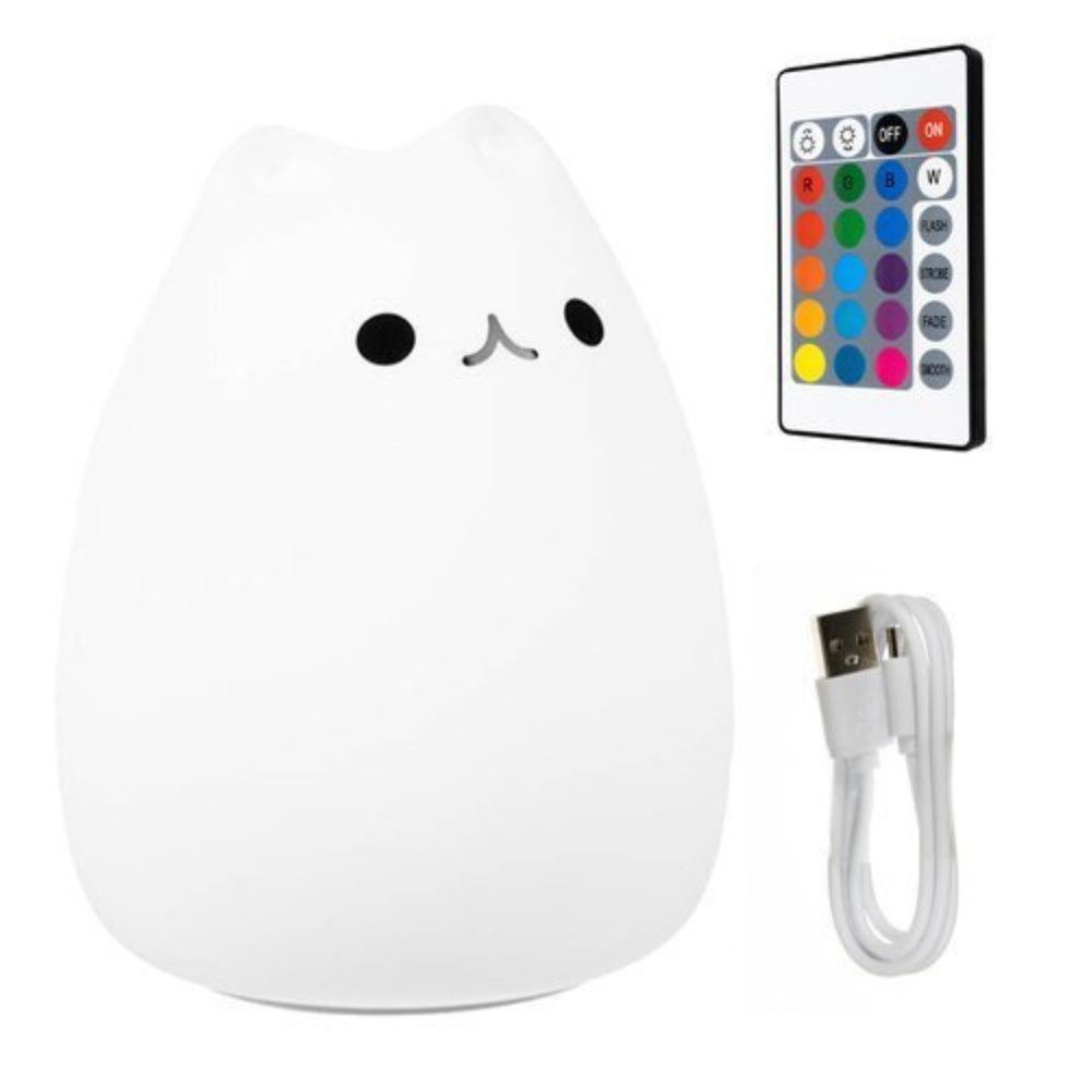 IZOXIS LED Nachttischlampe Katze Lampe, leuchtet, günstig online kaufen