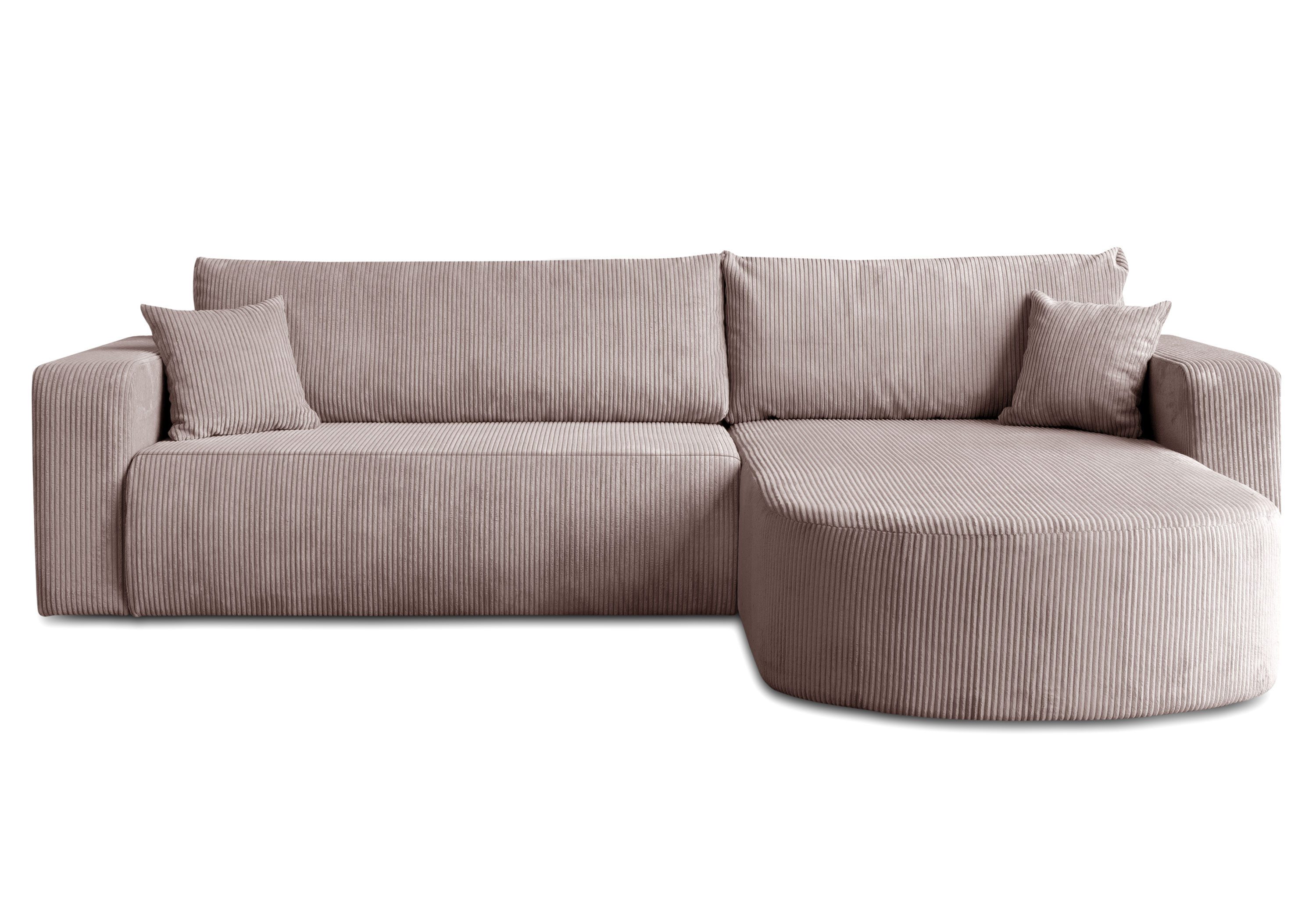 Lookway Ecksofa SOPRANO mit Schlaffunktion und Bettkasten, Schlaffunktion