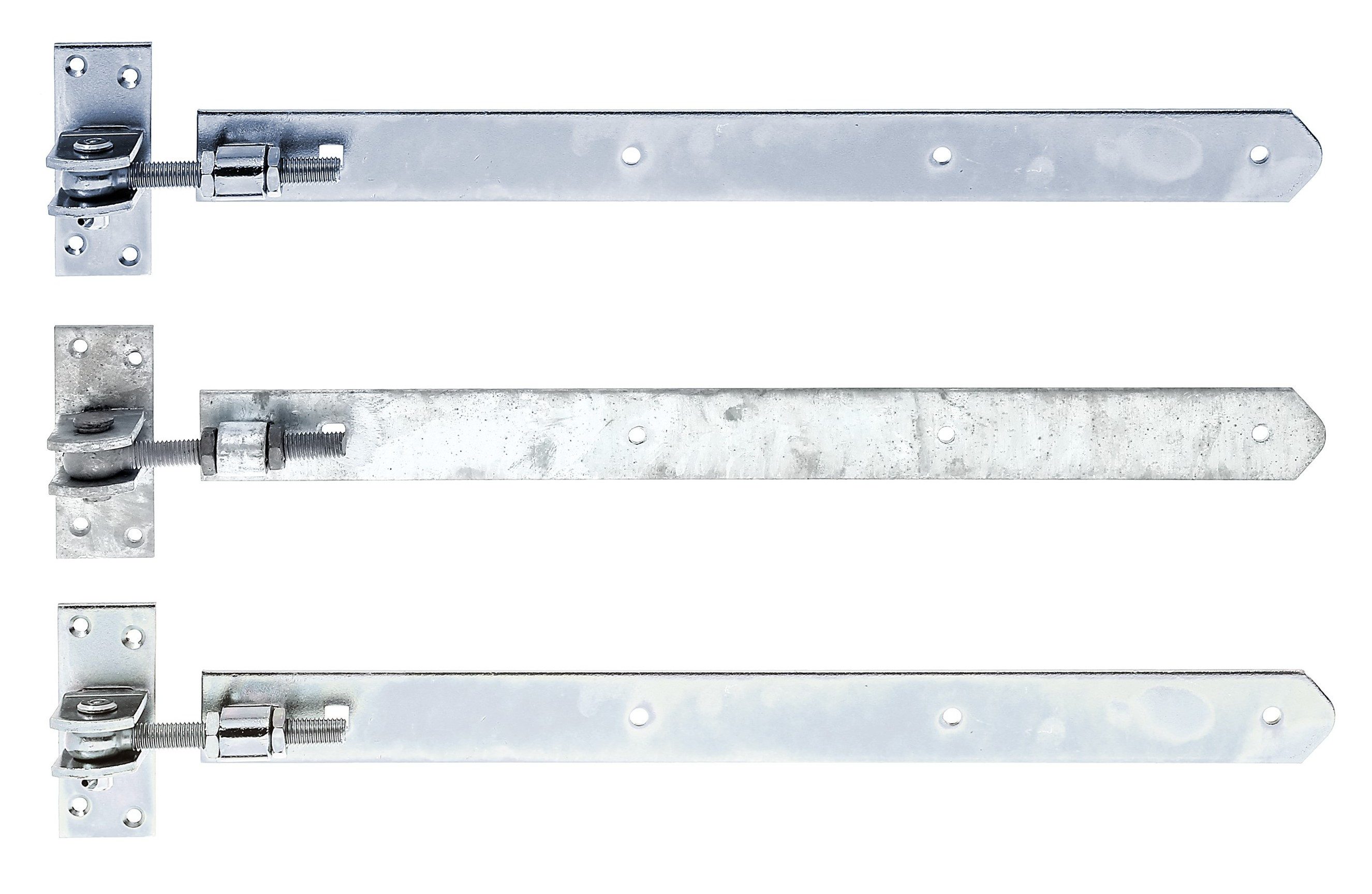 Alberts Ladenband, 6x Ladenband, gerade/abgerundet, verstellbar, 463 mm, feuerverzinkt, g