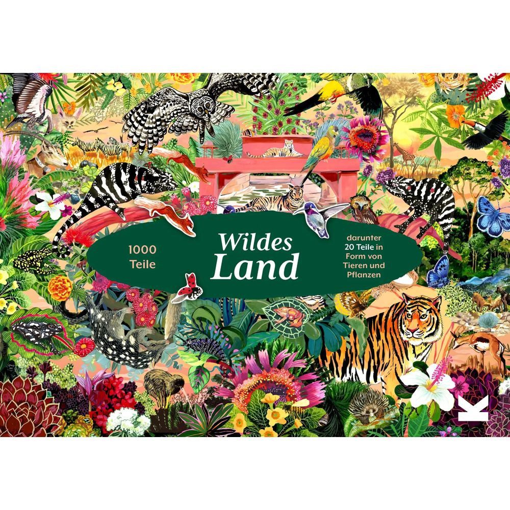 Laurence King Puzzle Wildes Land - Puzzle 1000 Teile, 1000 Puzzleteile