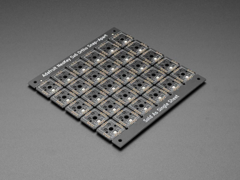 Adafruit Sensor NeoKey 5x6 Ortho Snap-Apart mechanischen Tasten mit NeoPixel LED's