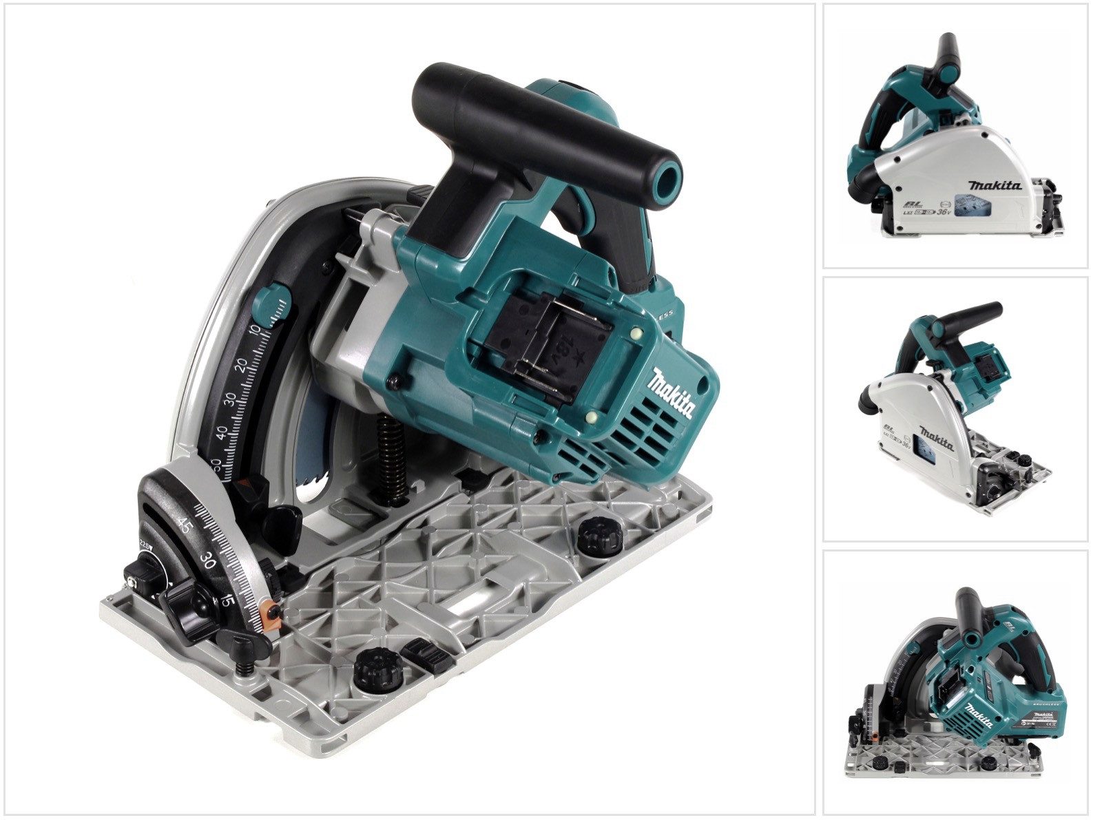 Makita Akku-Tauchsäge DSP 600 Z Akku Tauchsäge 36V (2x18V) 165 mm Brushless - ohne Akku, oh