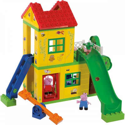 BIG Konstruktions-Spielset BLOXX Peppa Pig Spielhaus - Konstruktionsspielzeug - grün/gelb